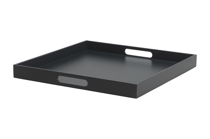 Spa, Tray, M, square (40,4x40,4x4cm), 2 tone, black