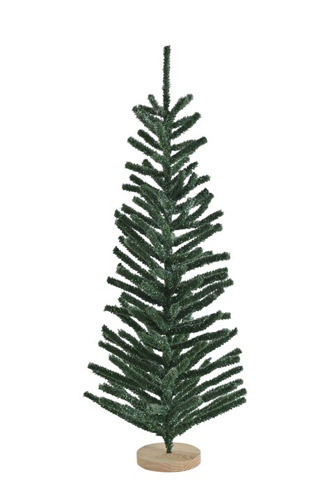 Silva, Deko-Weihnahctsbaum, beflockt, H75cm, grün