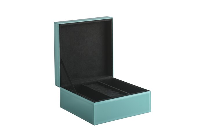 Miroir, glass box, M, turquoise