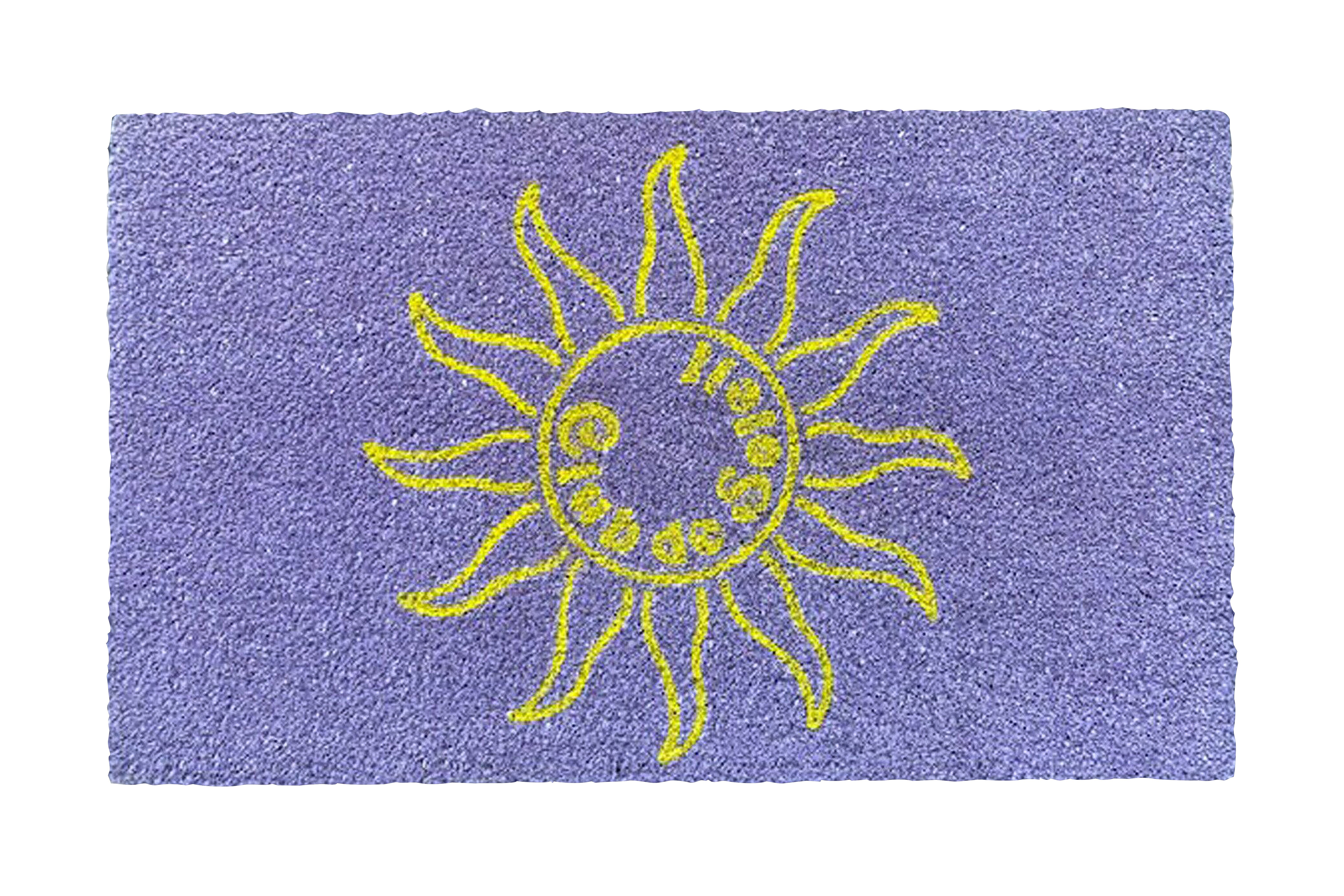 Fussmatte, Motiv: Club de Soleil, lila