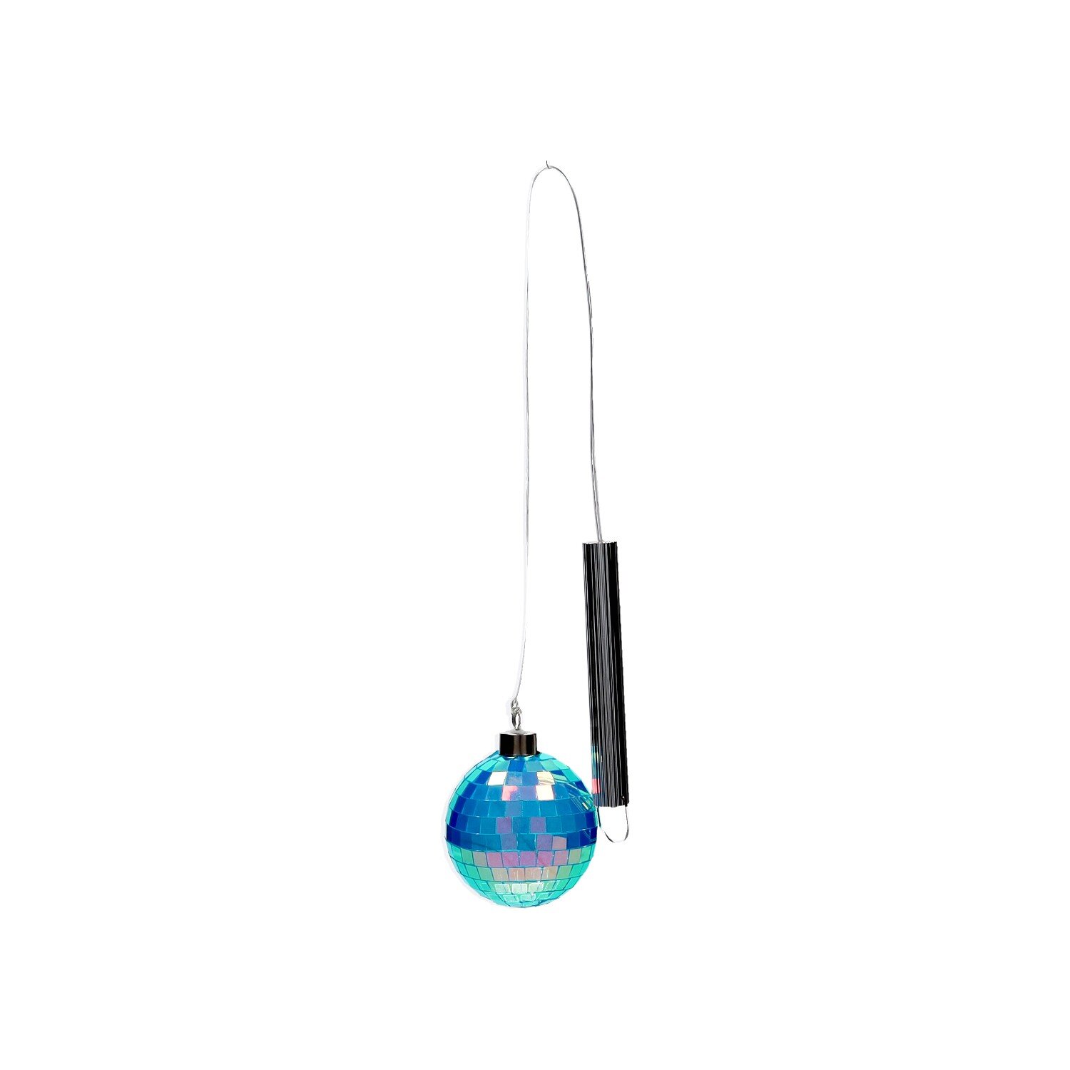 Disco, LED-Kugel, 8cm, neon blau