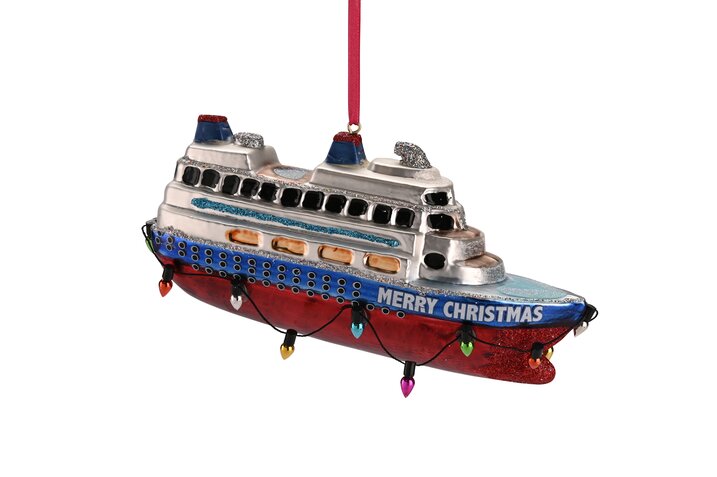 hanger boat w. lamps, multicolor