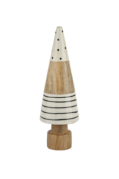 Bois, Weihnachtsbaum, H31cm, Mangoholz, weiß/natur
