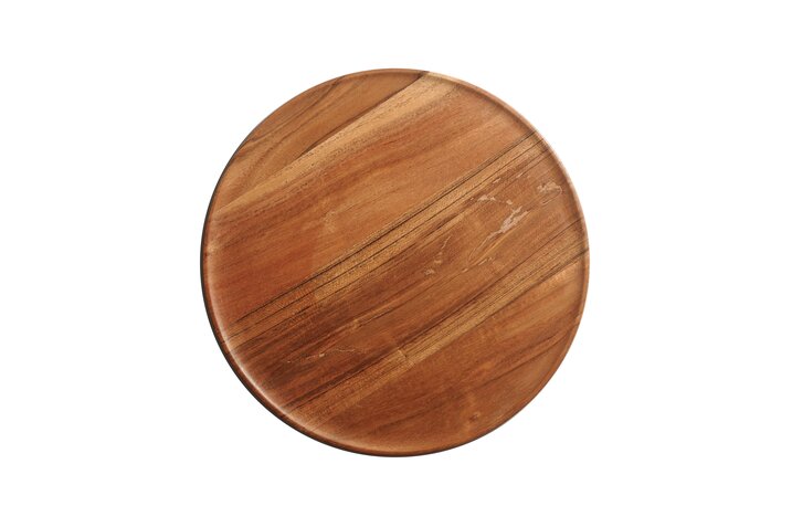 Bento, tray, S, acacia wood, round, nature