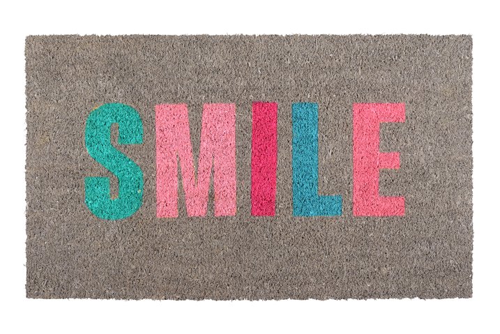 Fußmatte Smile
