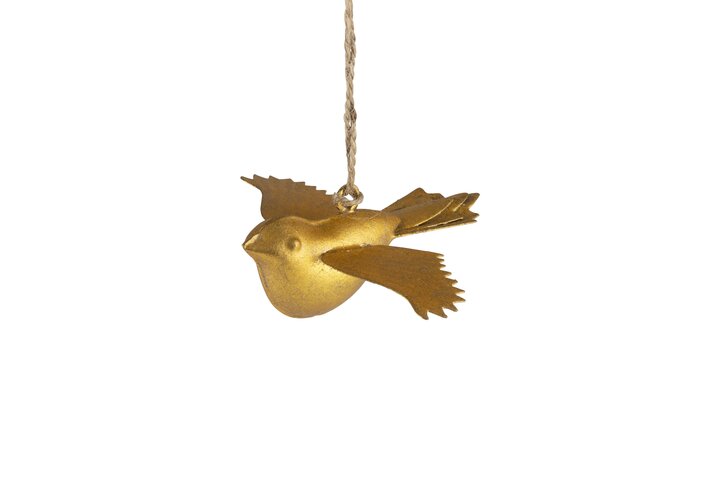 Oro, Metallhänger, Vogel, gold