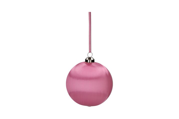Chinois, Weihnachtskugel, 8cm, rosa