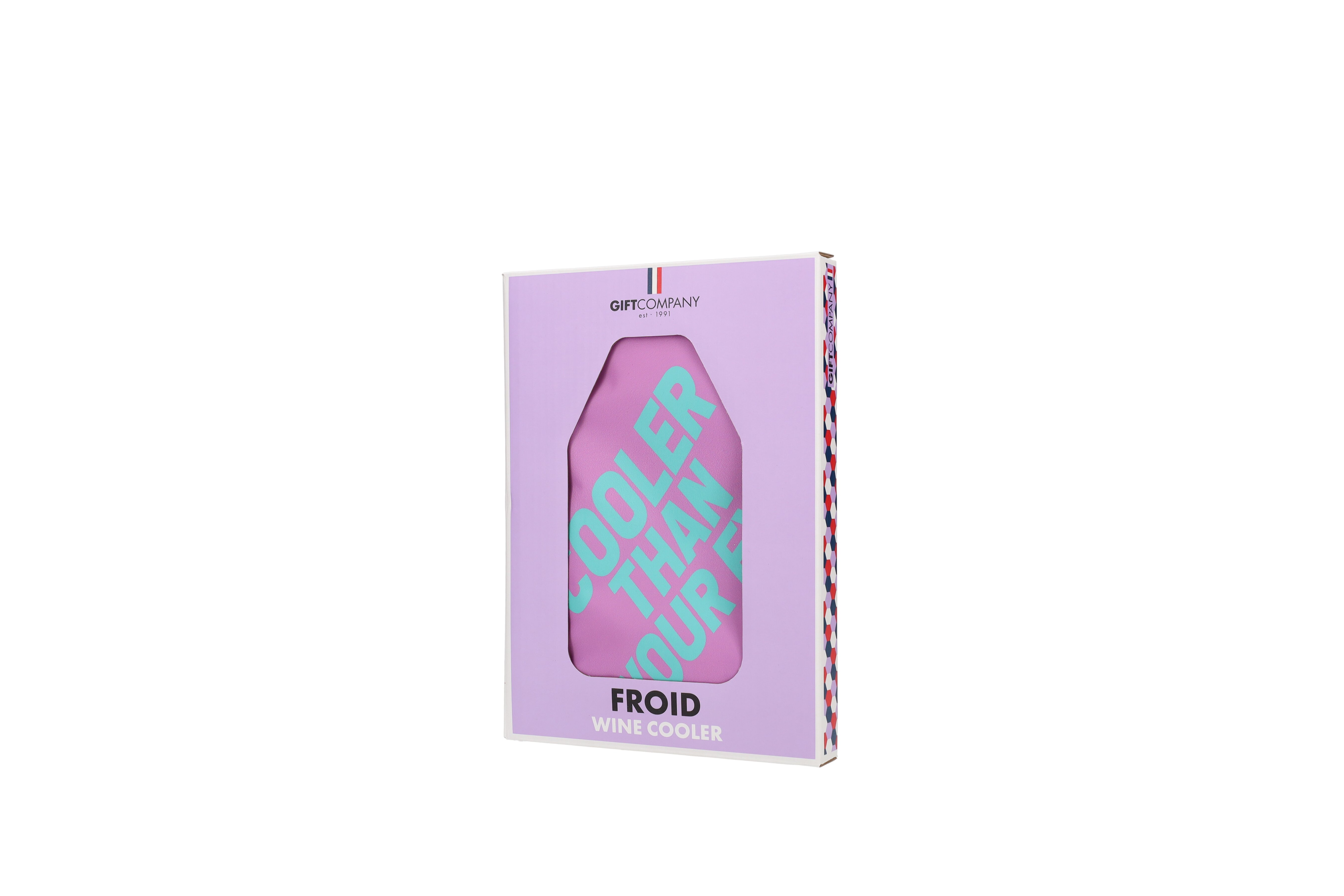 Froid, Kühlmanschette, Motiv: Cooler than your ex, lavendel/türkis