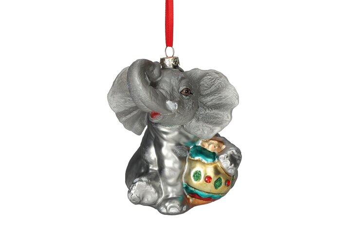 Hänger Elefant, grau