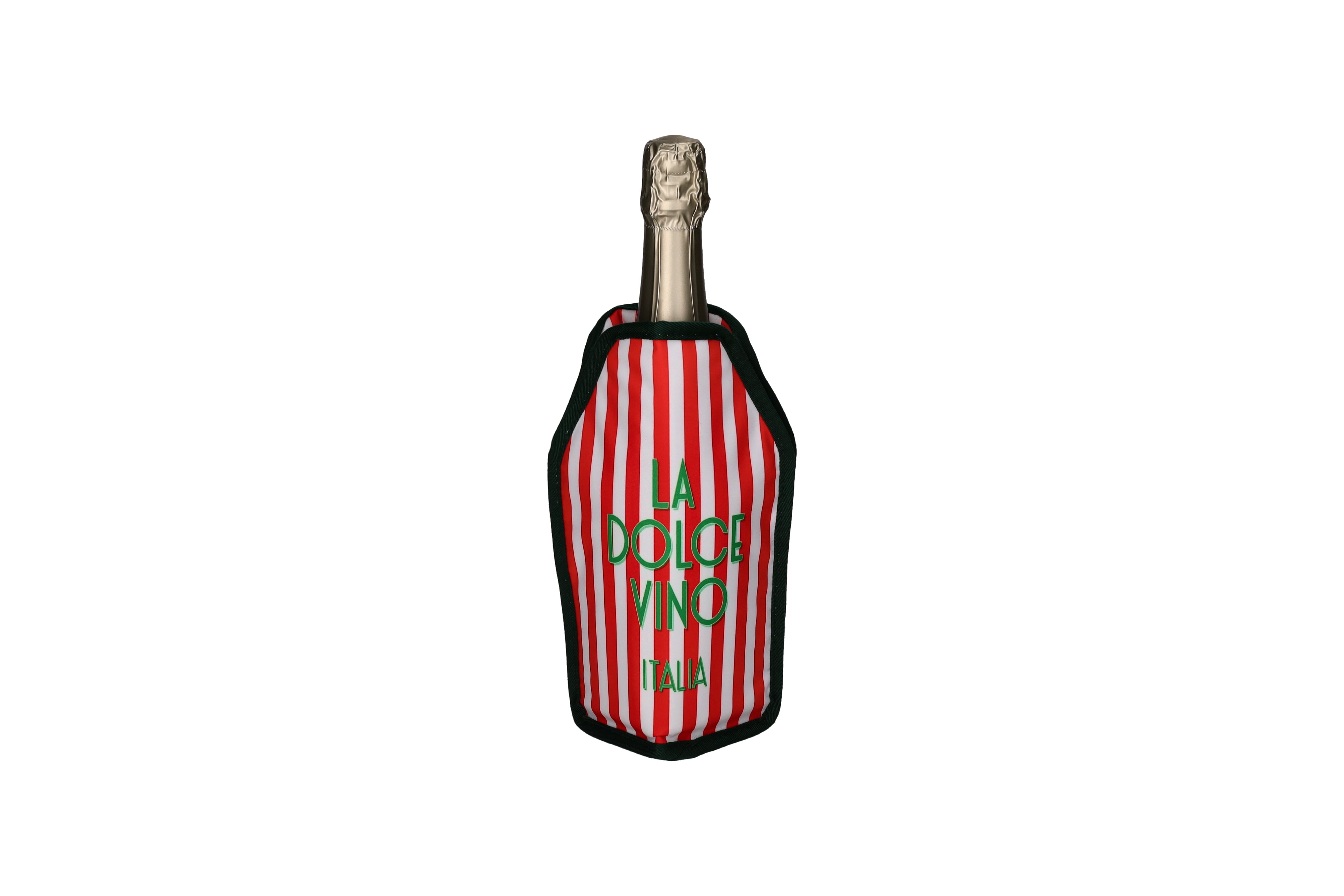 Froid, Kühlmanschette, Motiv: La dolce Vino Italia, rot/weiß