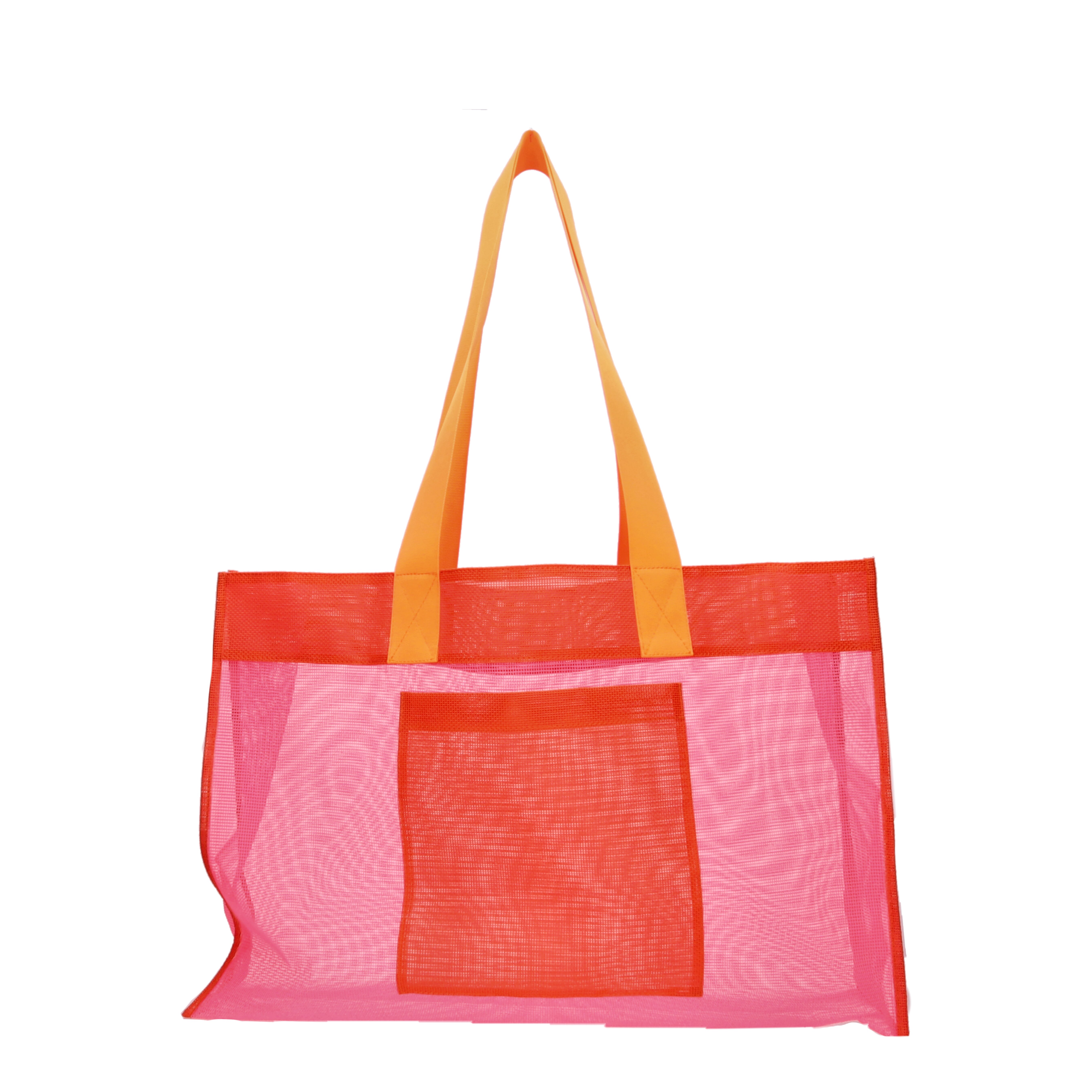 Voyage, Mesh Tasche, pink/orange