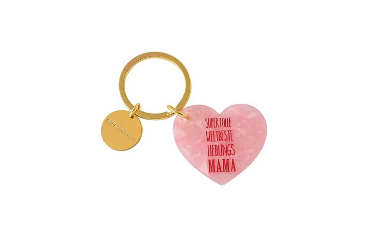 Key Club by GC, Schlüsselahänger Herz, Mama, rosa