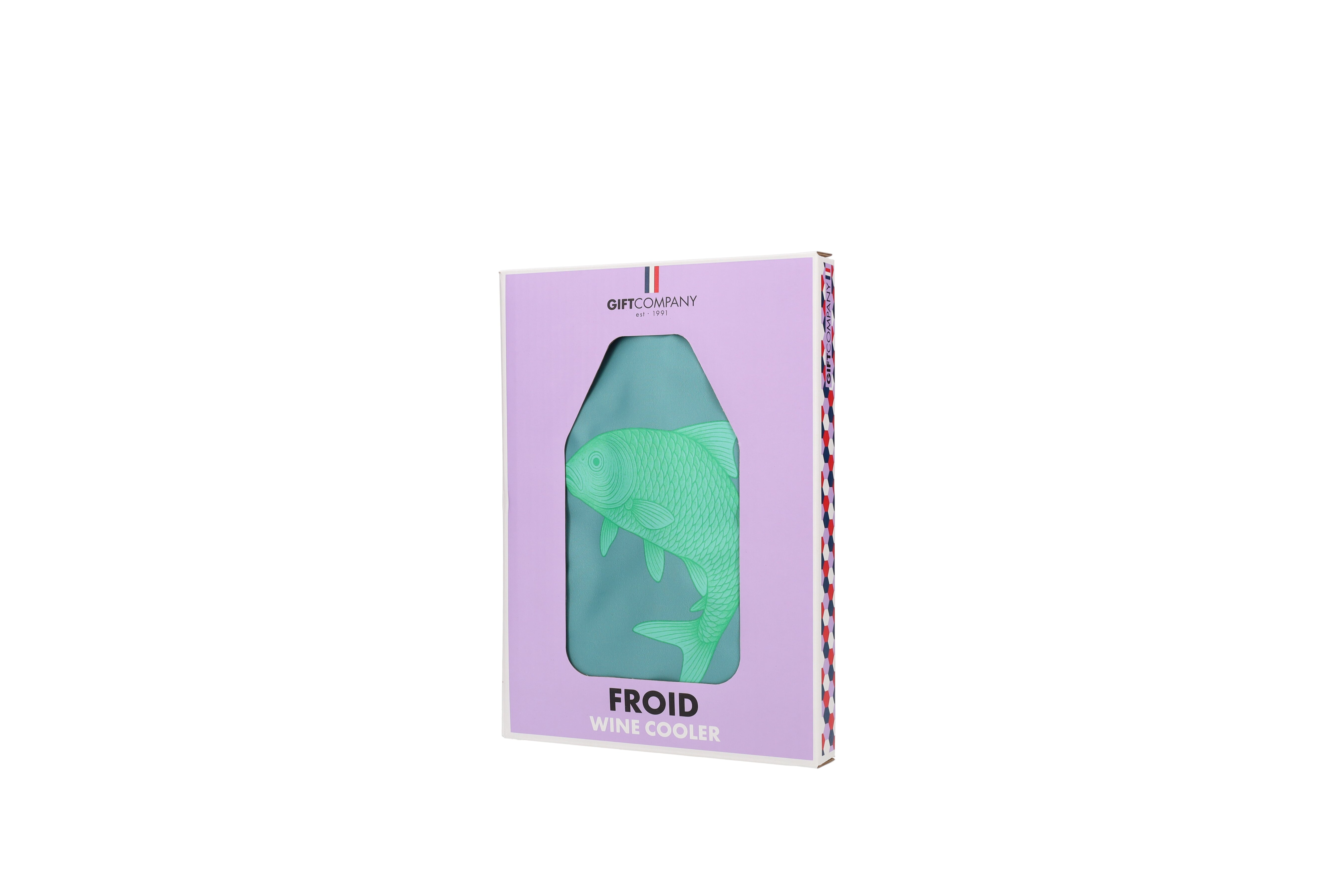 Froid, cooling sleeve, motive: fish, green