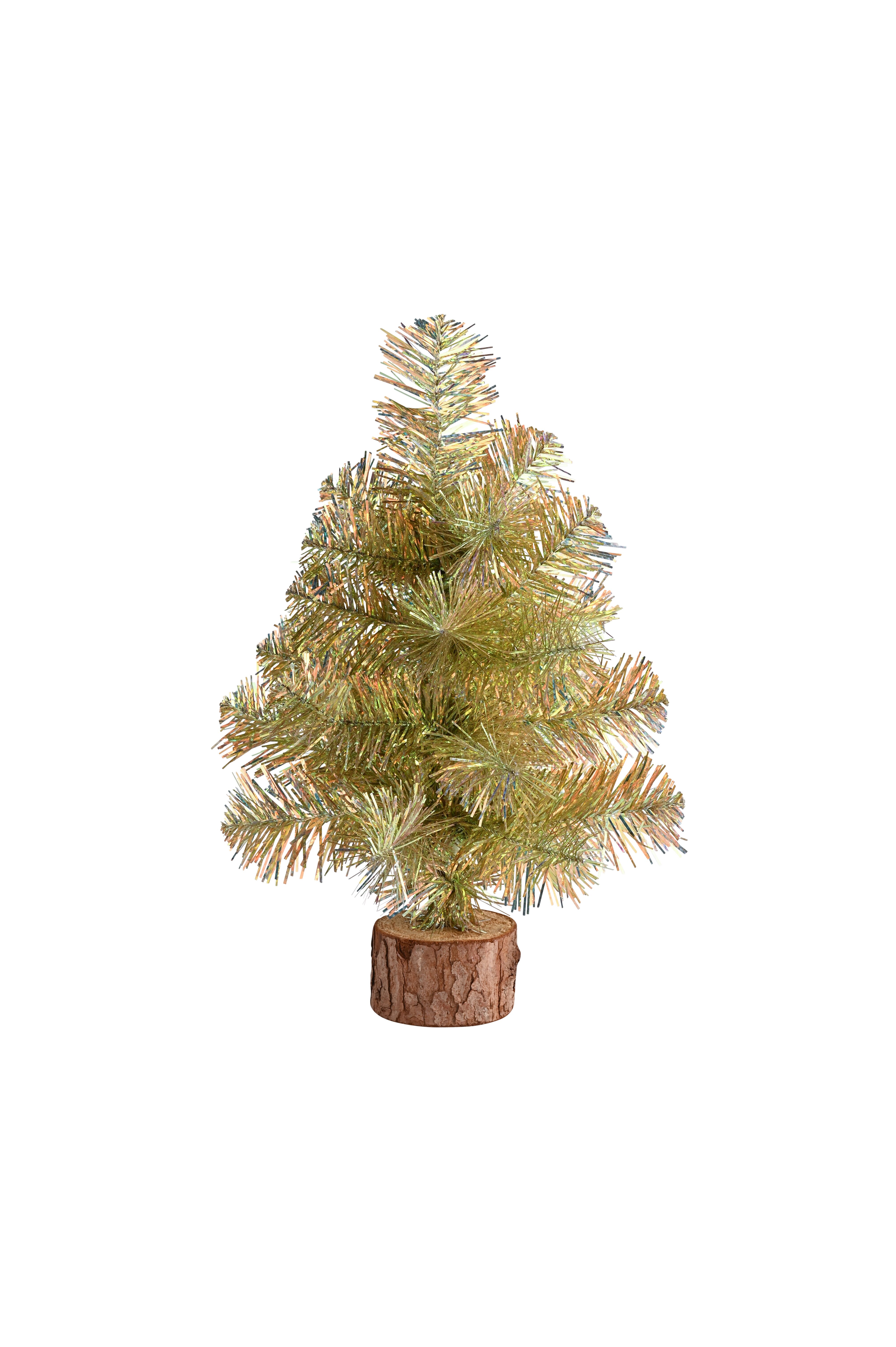 Tinsel, deco tree, h30cm, champagne