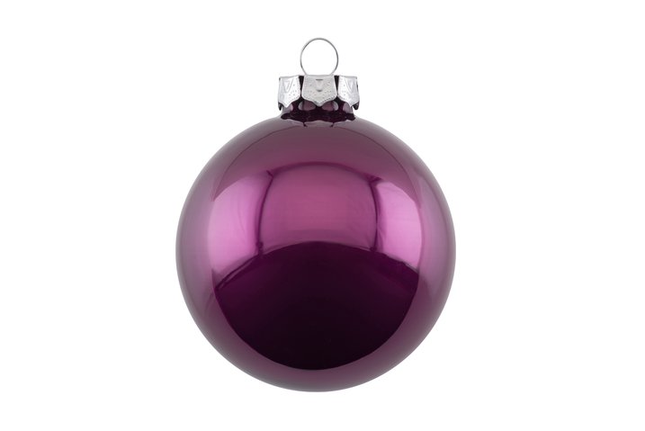 Christmas tree ball 8cm opal, prune