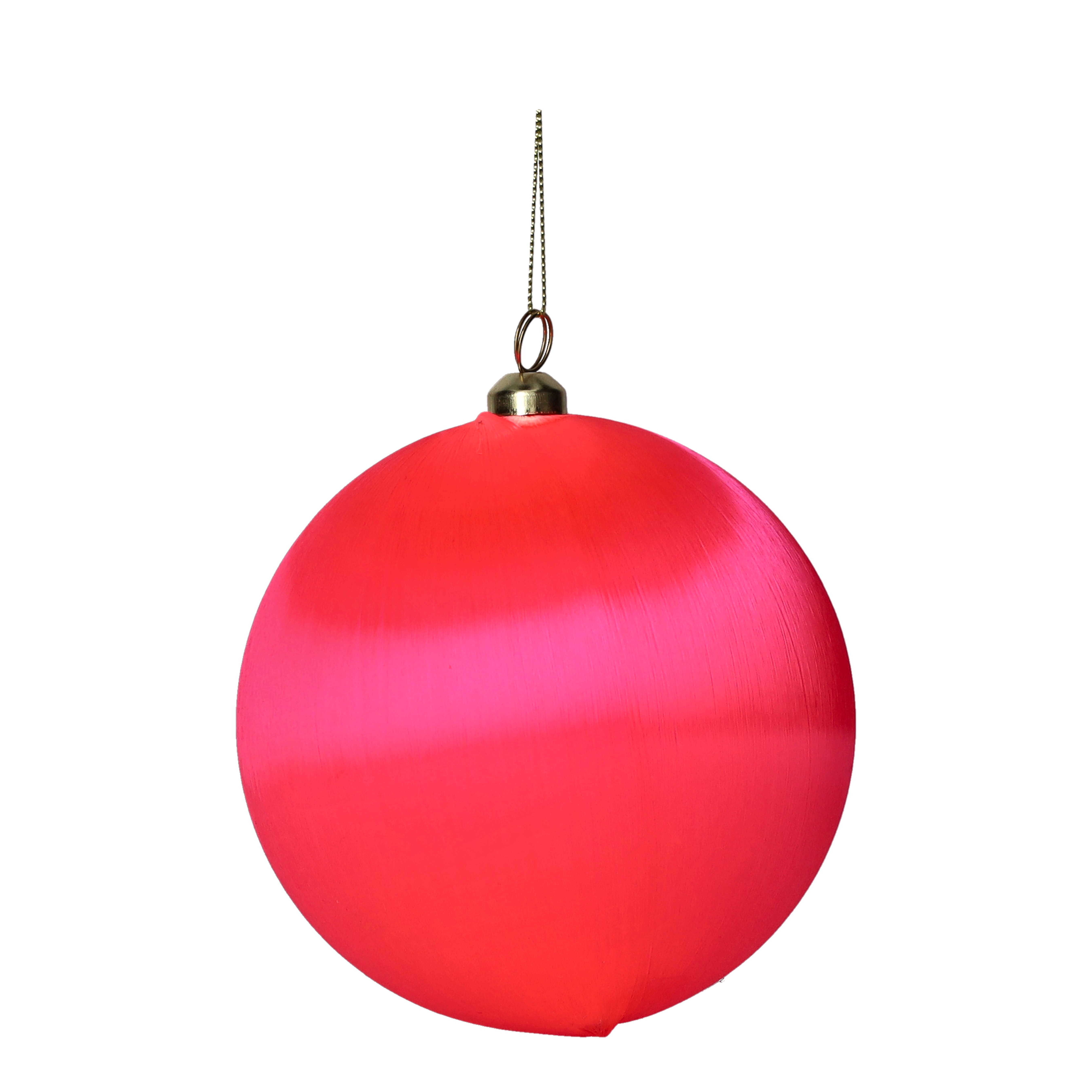 Chinois, Weihnachtskugel, 12cm, neon pink