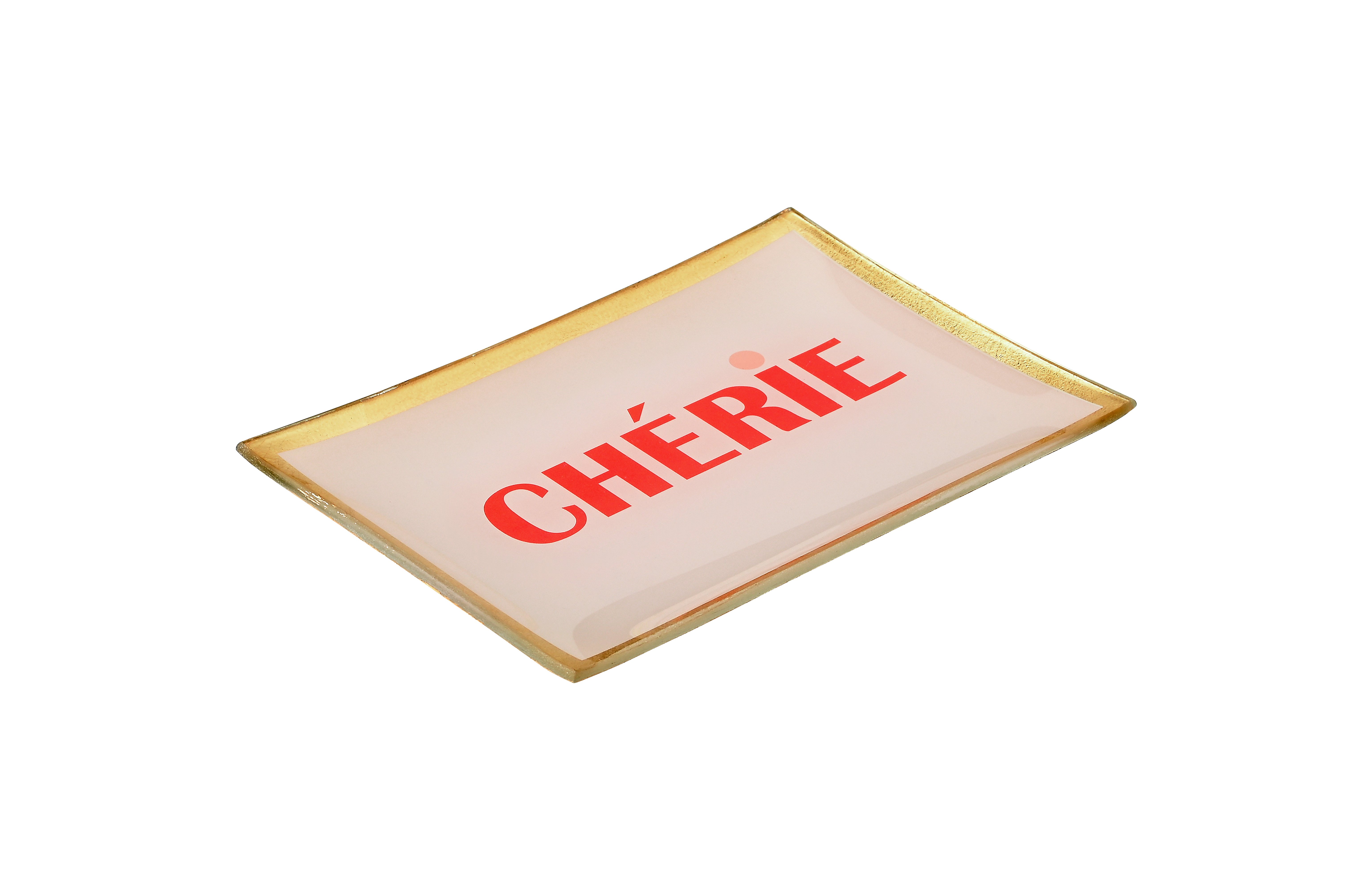 Love Plates, Glasteller M, Cherie, dusty rose