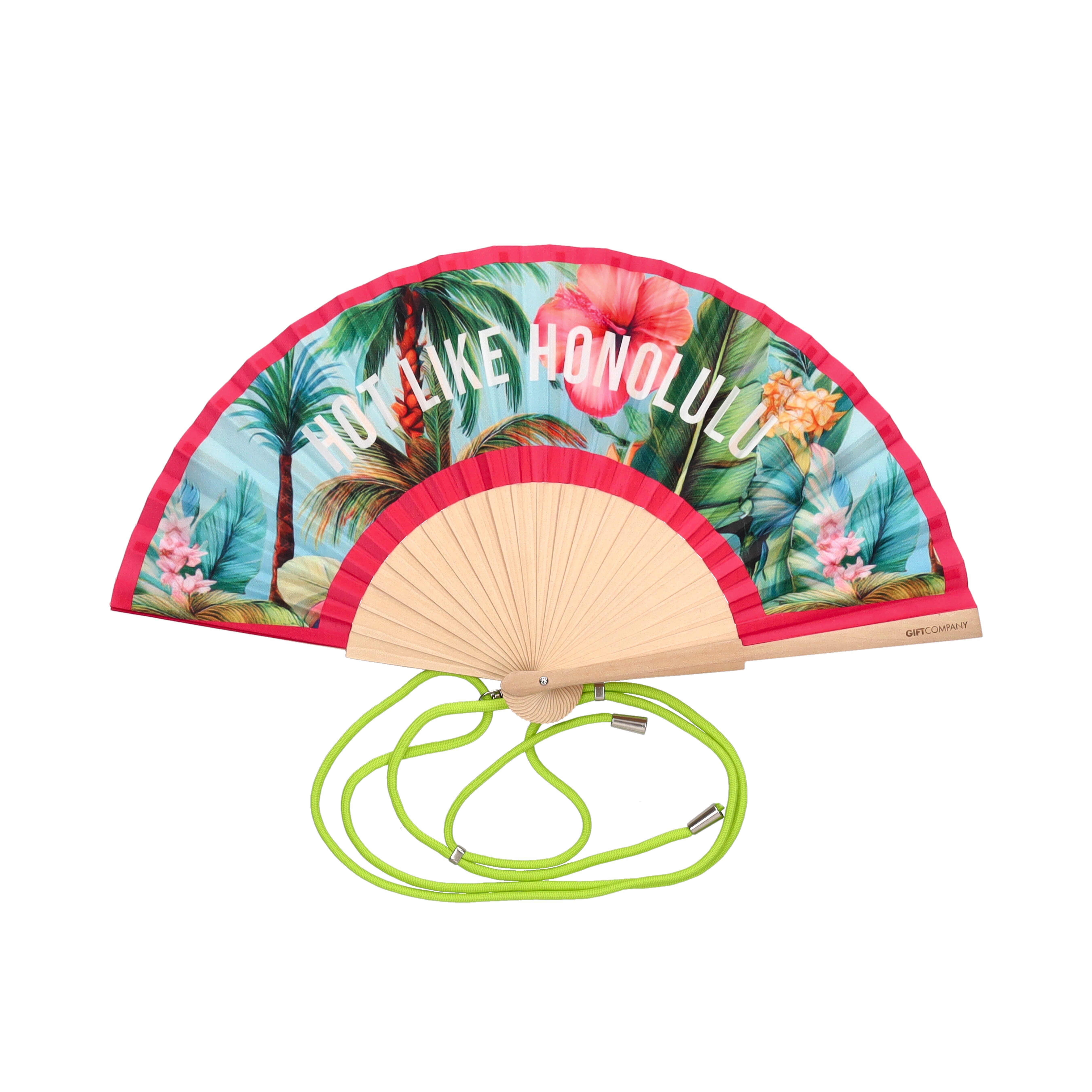 Fififan, Fan, 23cm, motive: Hot like Honolulu