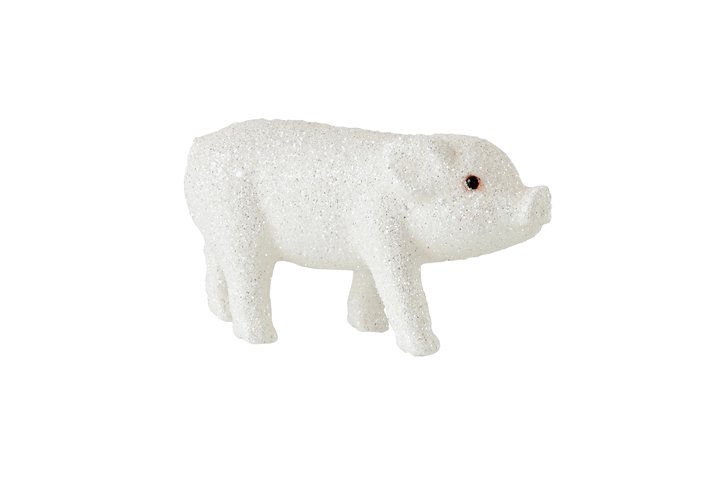 Solna glitter pig s, white