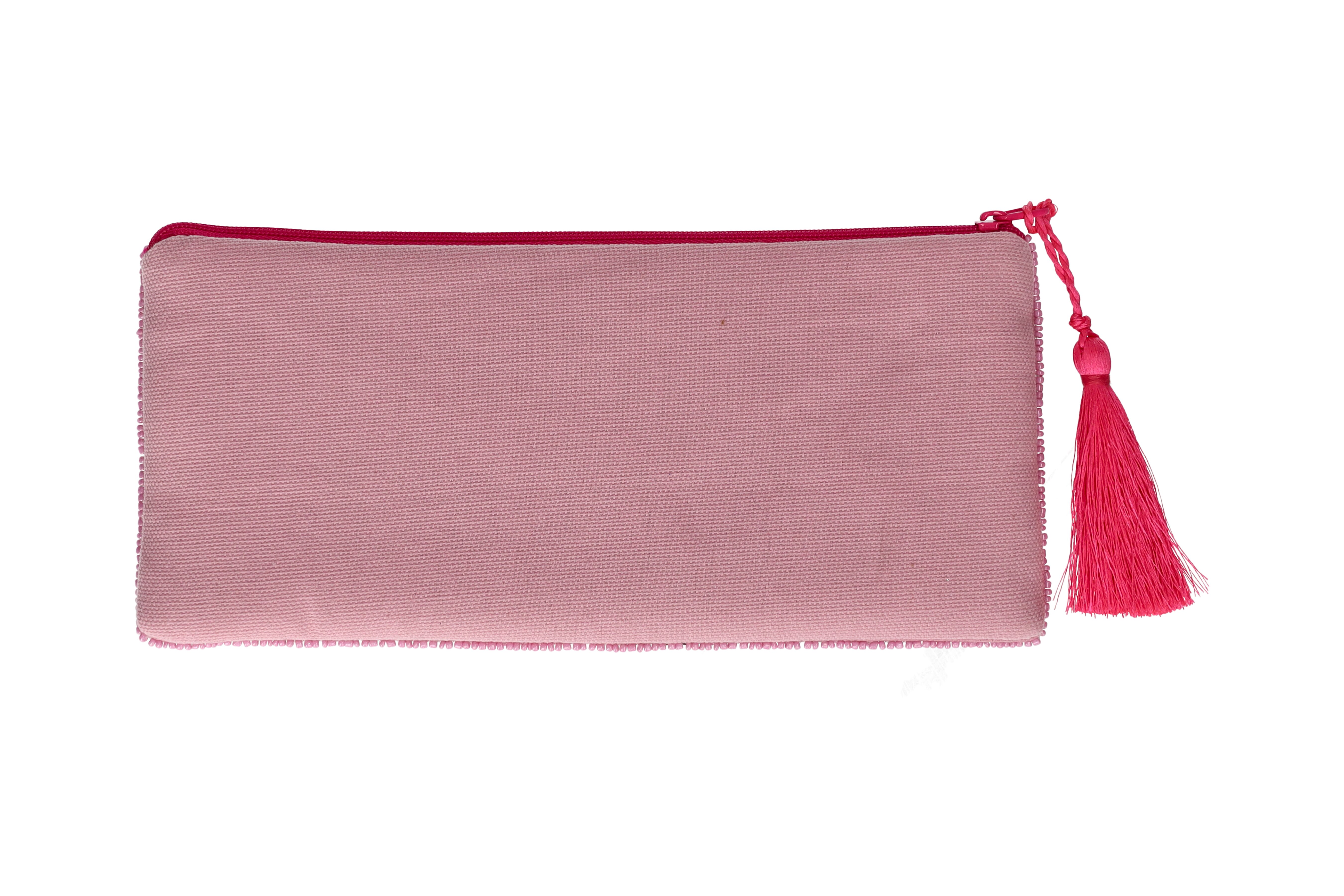 Elodie, cosmetic bag, L, motive: love, pink
