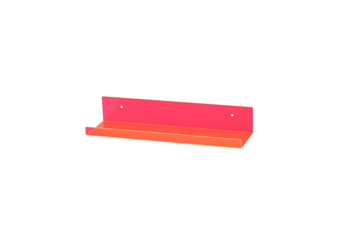 Tokio, wall shelf, L40cm, acrylic, orange