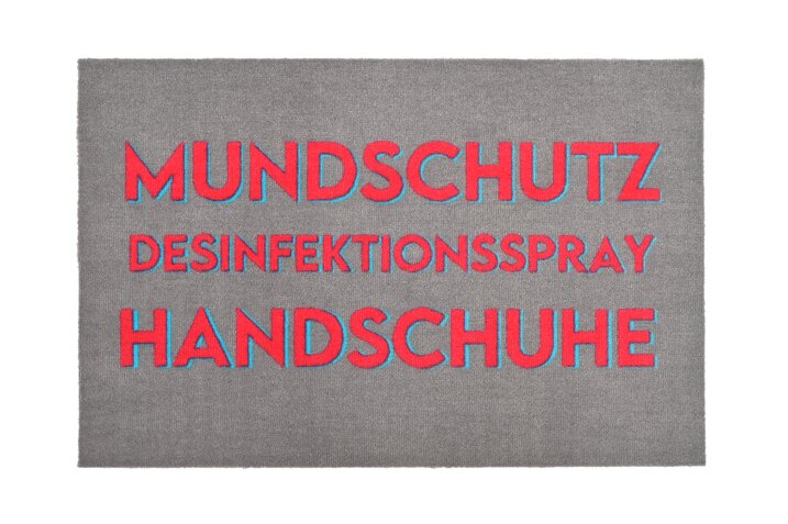 Unlock, Washables, Mundschutz, Desinfektionsspray, Handschuhe, 50x75cm, grau