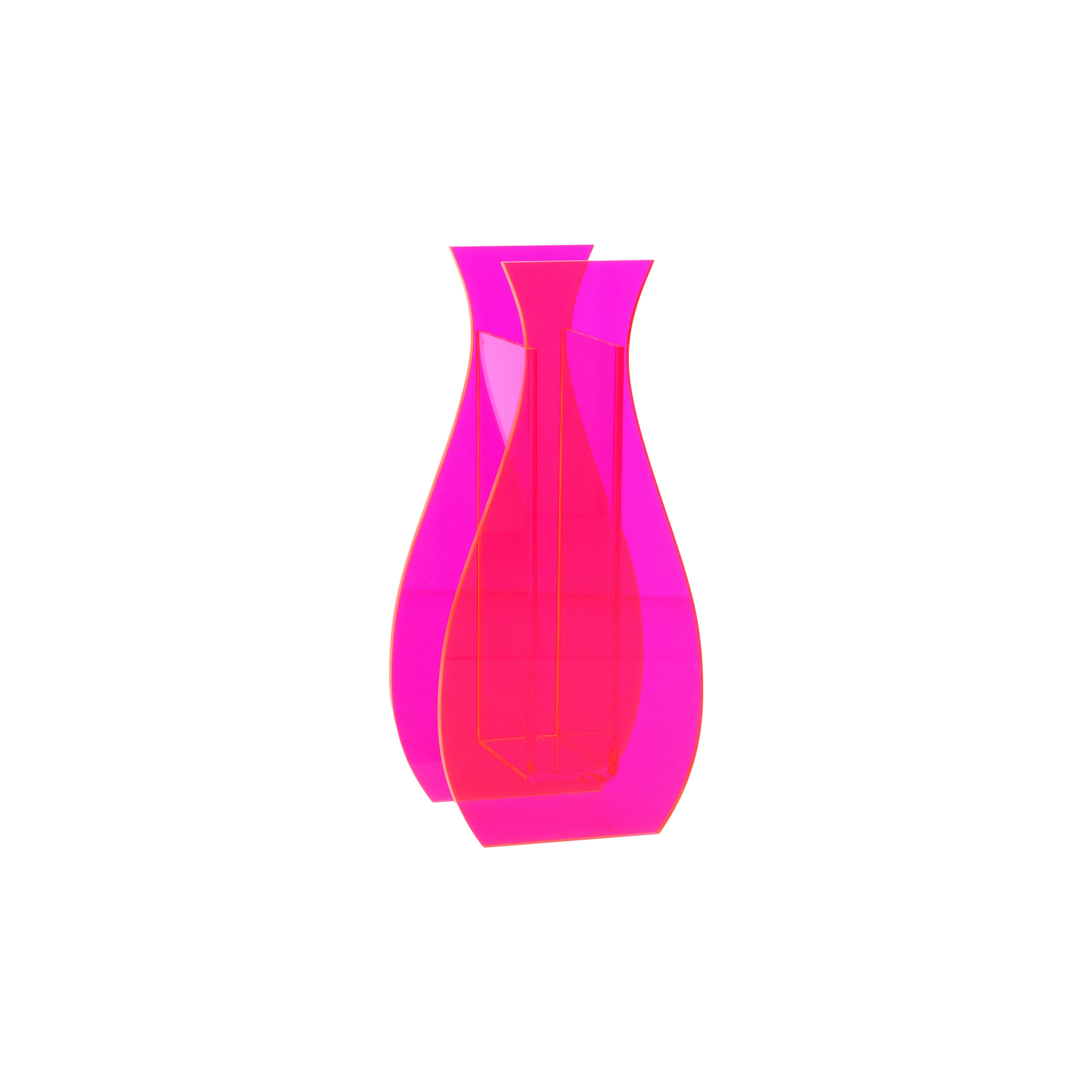 Tokio, Vase, rund, M, orange