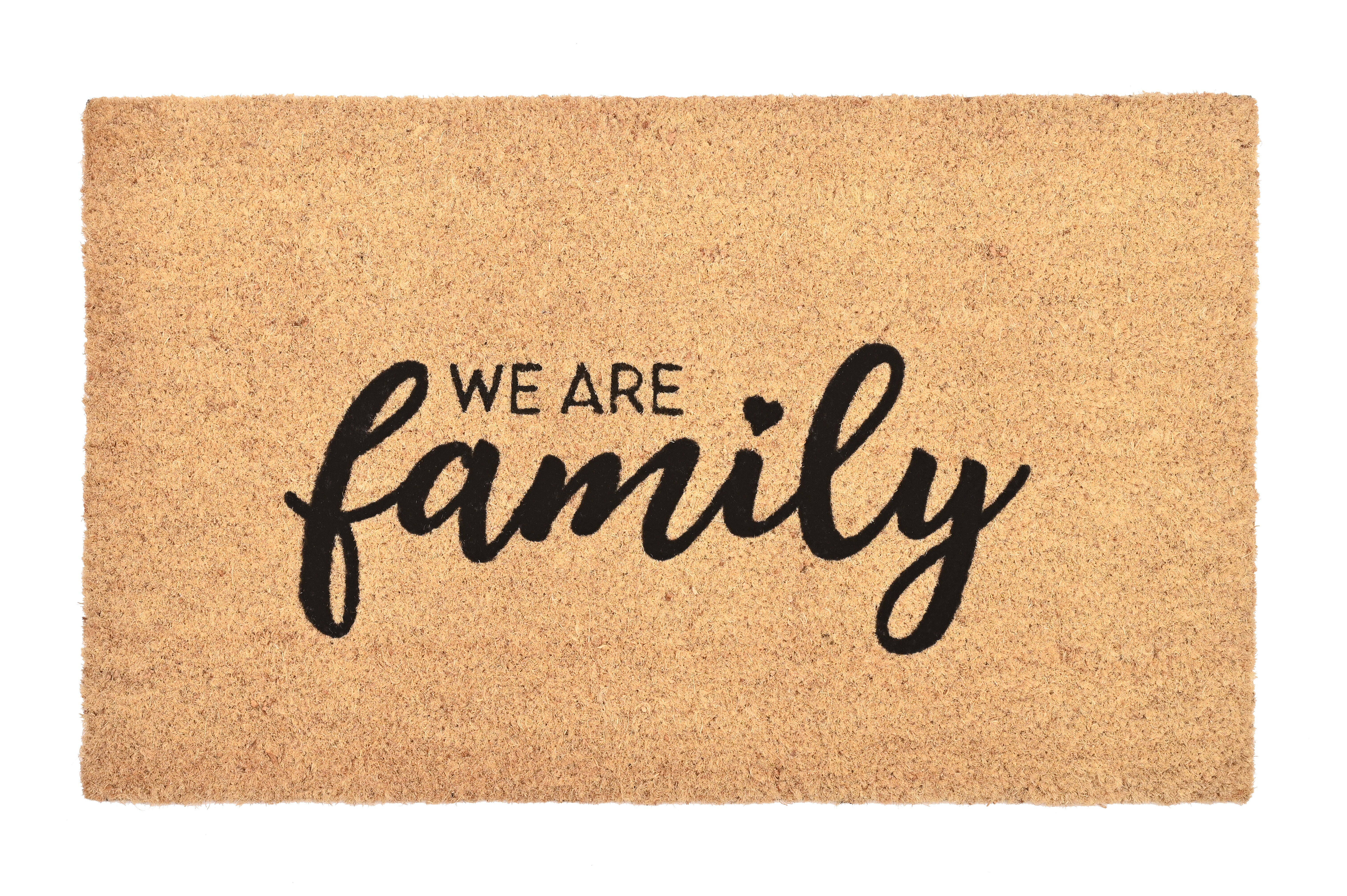 Fussmatte, We are family, natur