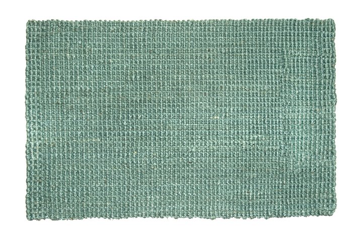 Hampton, jute mat, large, turquoise