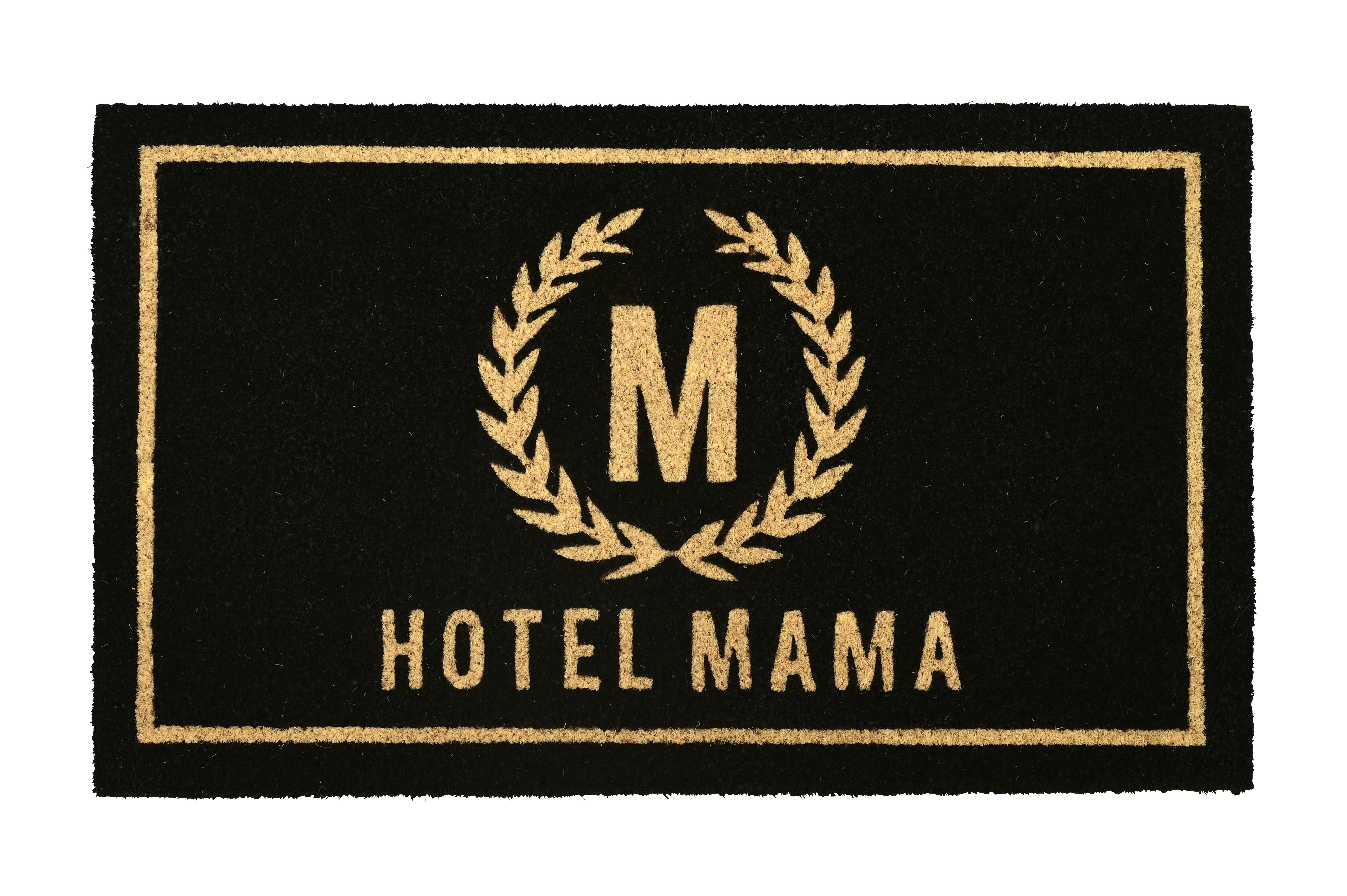 doormat, motive: Hotel Mama, black