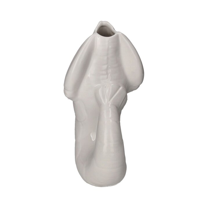 Madame Crevette, Lobster, vase, L, white
