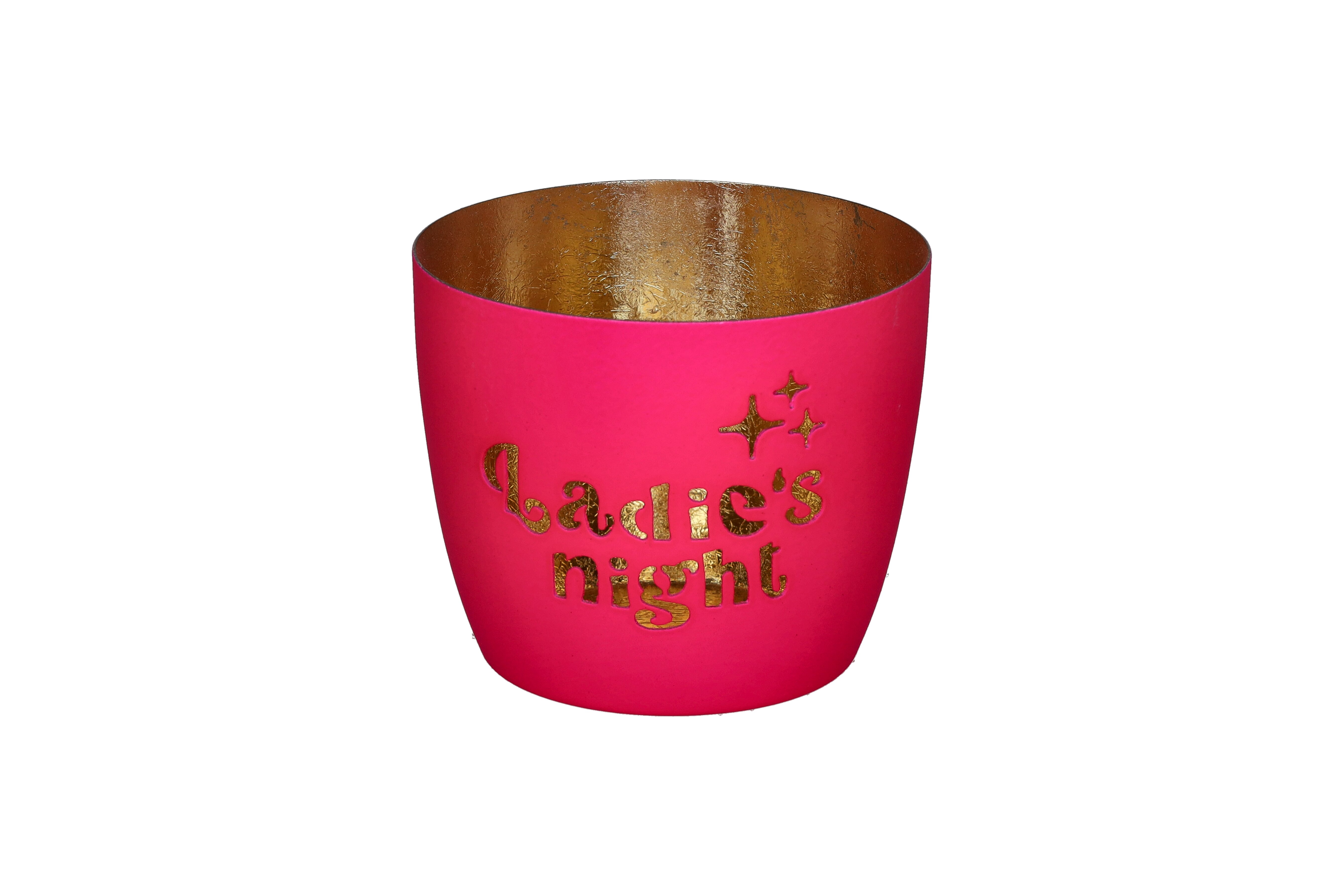 Madras, votive, M, Motive: ladies night,  hot pink/ gold