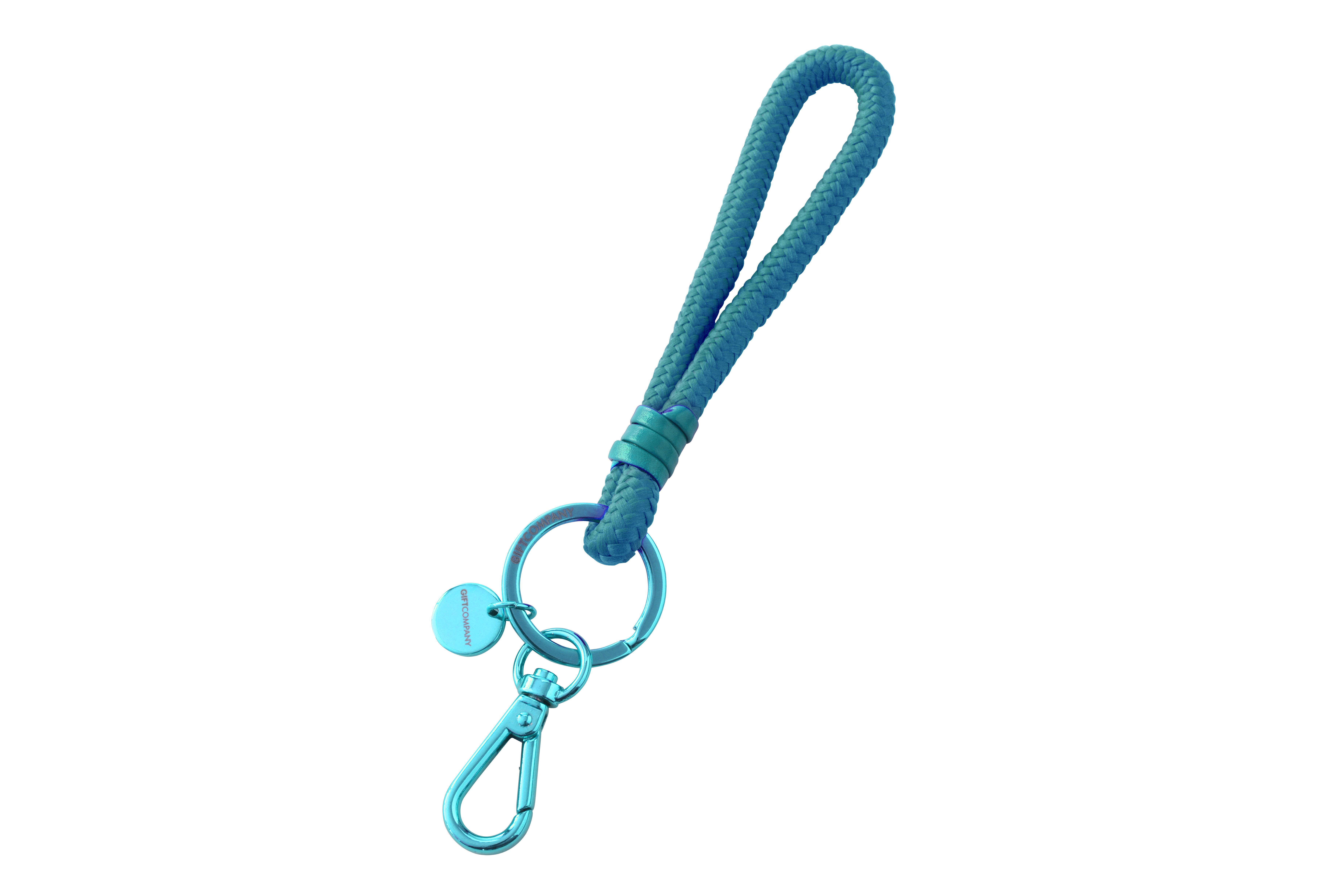 Metropolitan Neo Schlüsselanhänger, steel blue/grün, mit Karabiner