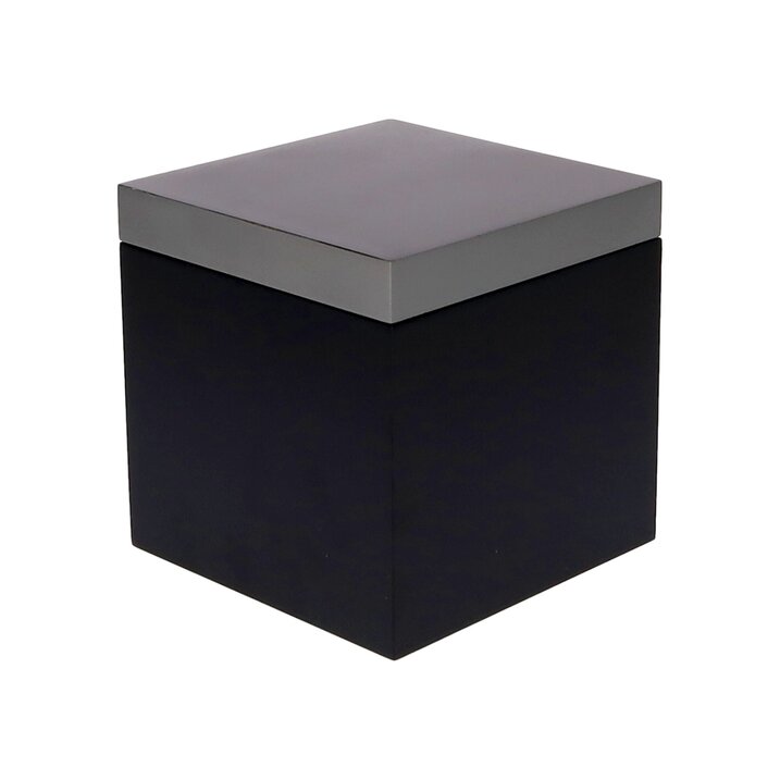 Neo, Box, S(13x13x13cm), 2 farbig, dunkelgrau/schwarz