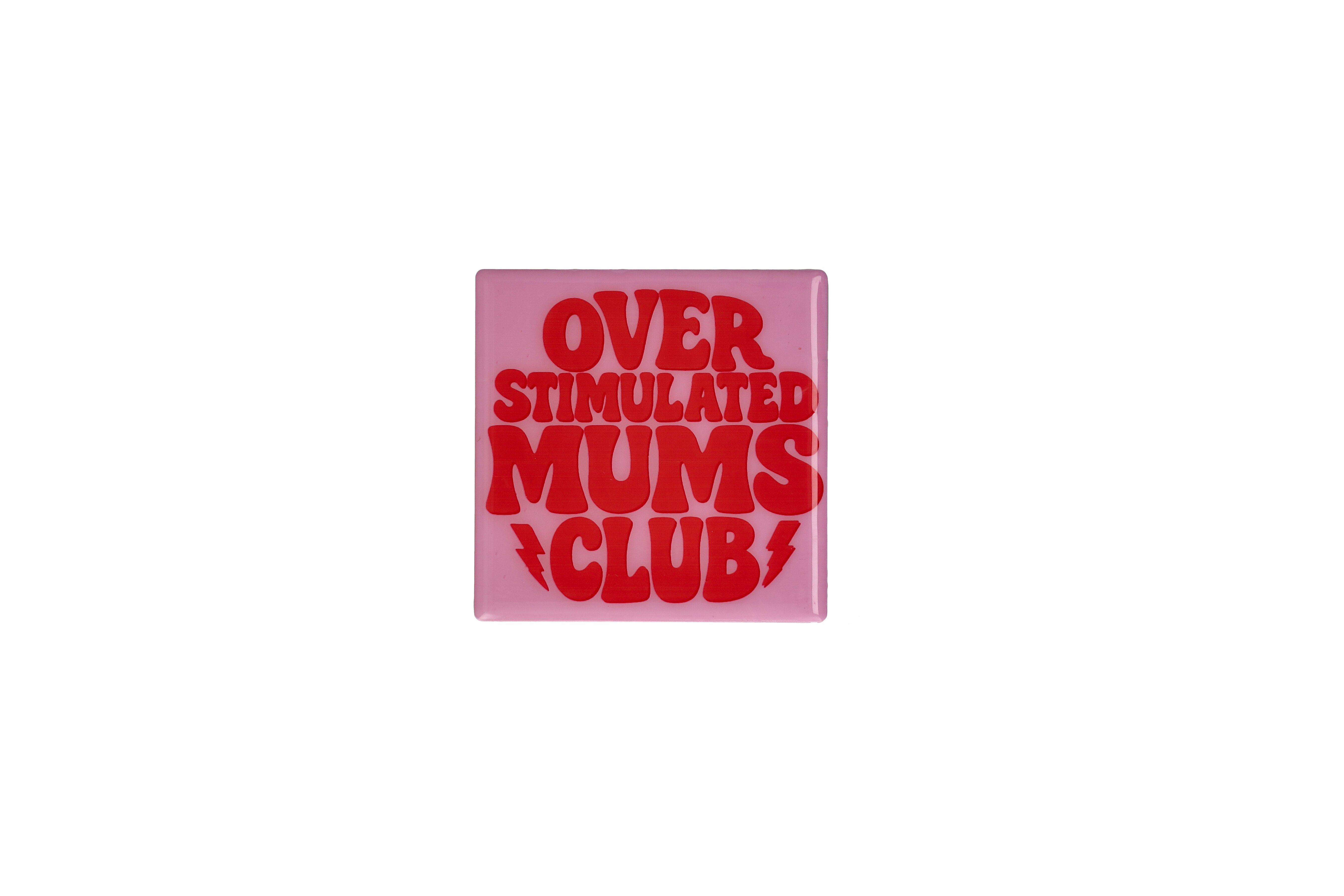 Love Tiles, Untersetzer, Motiv: Mums Club, rosa