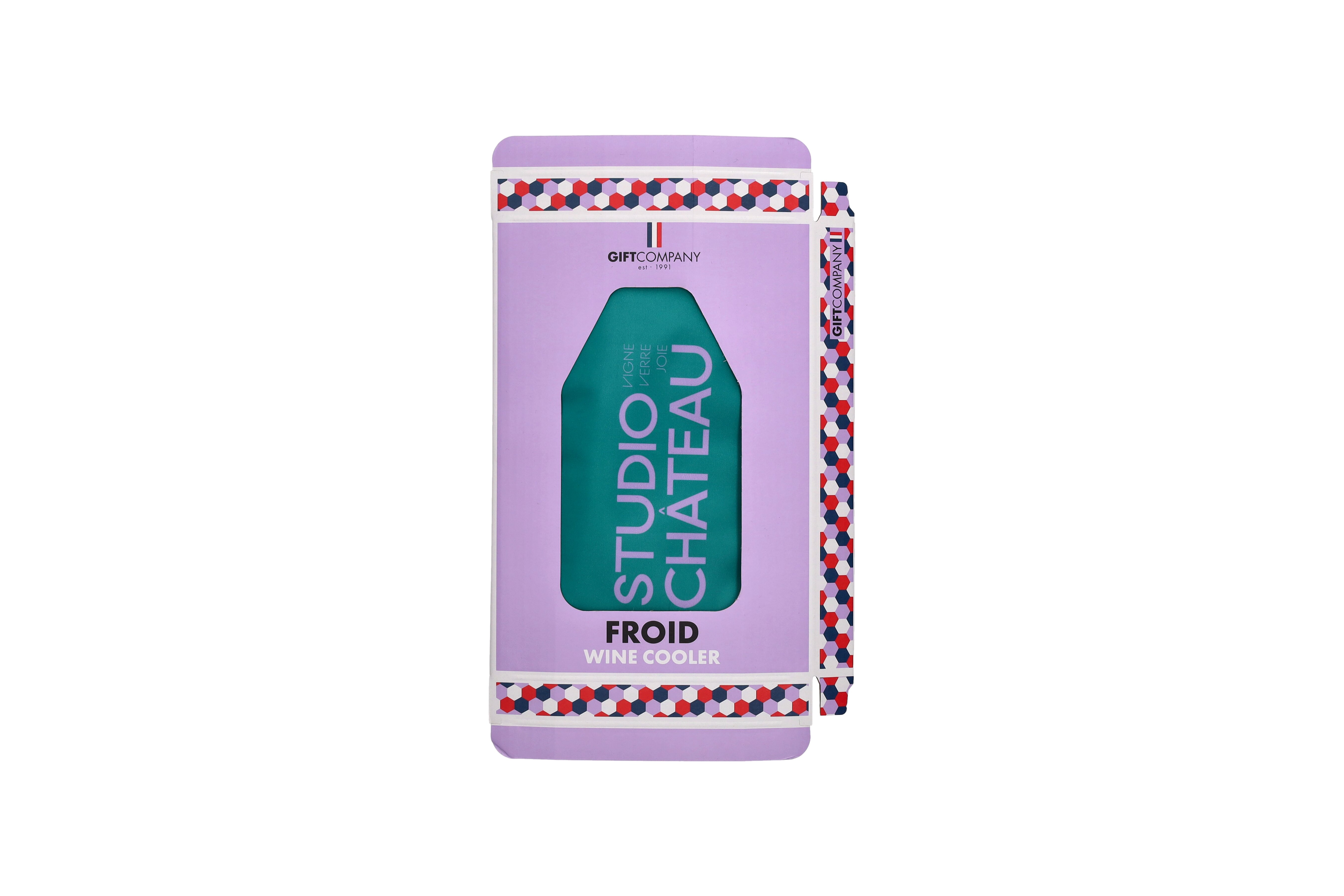 Froid, Kühlmanschette, Motiv: Studio château,grün