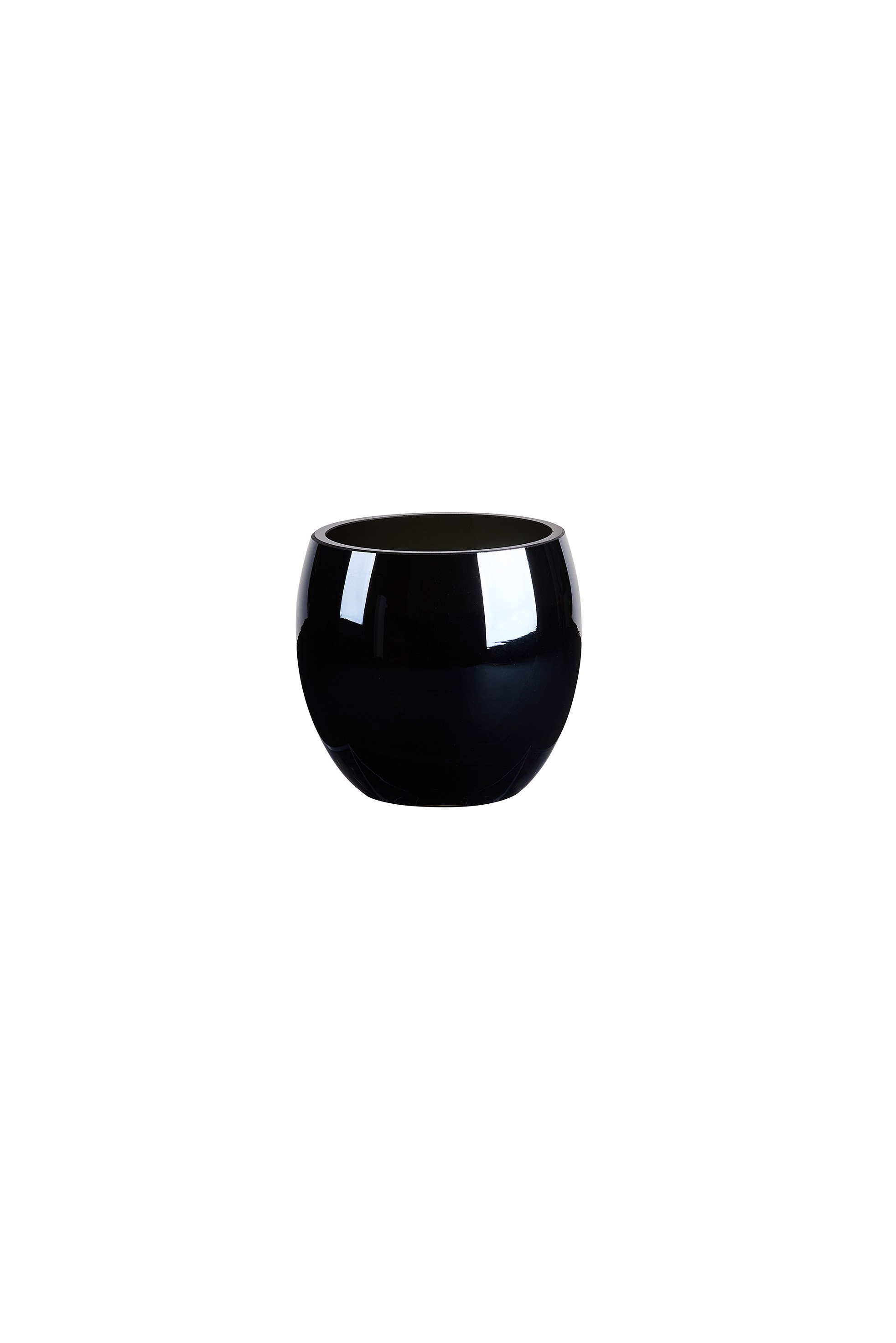 Pearl, Windlicht, Glas, H7,8cm, grau, df