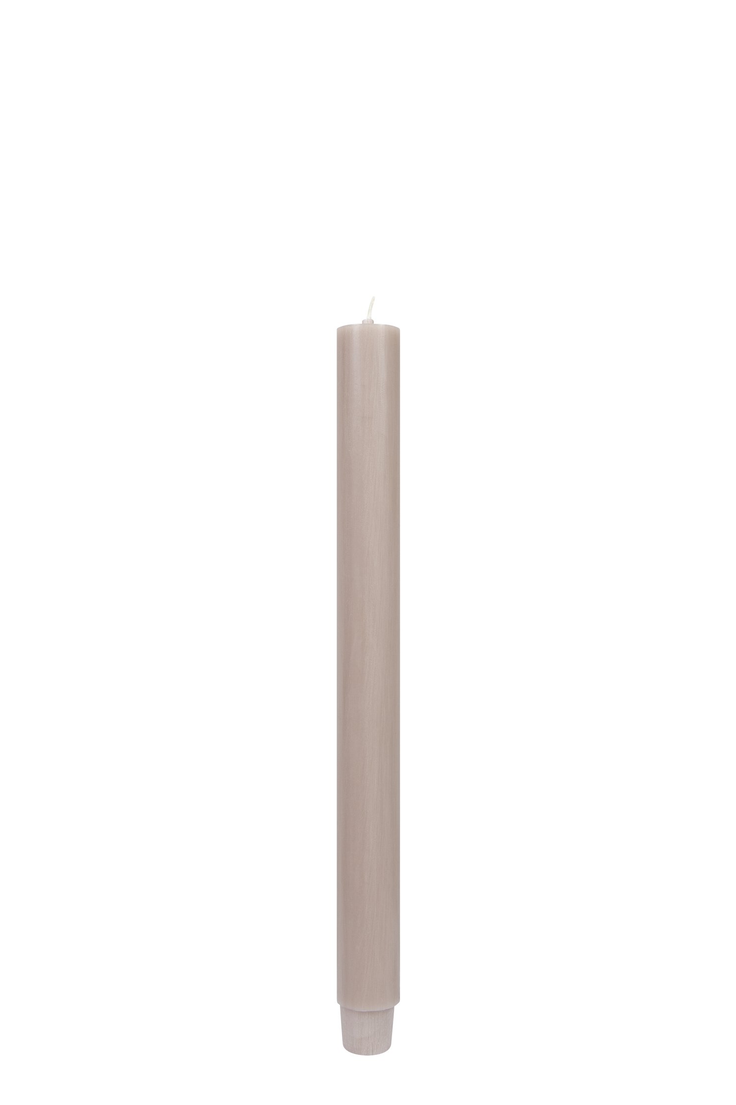 Taper Candle, L29cm, grey
