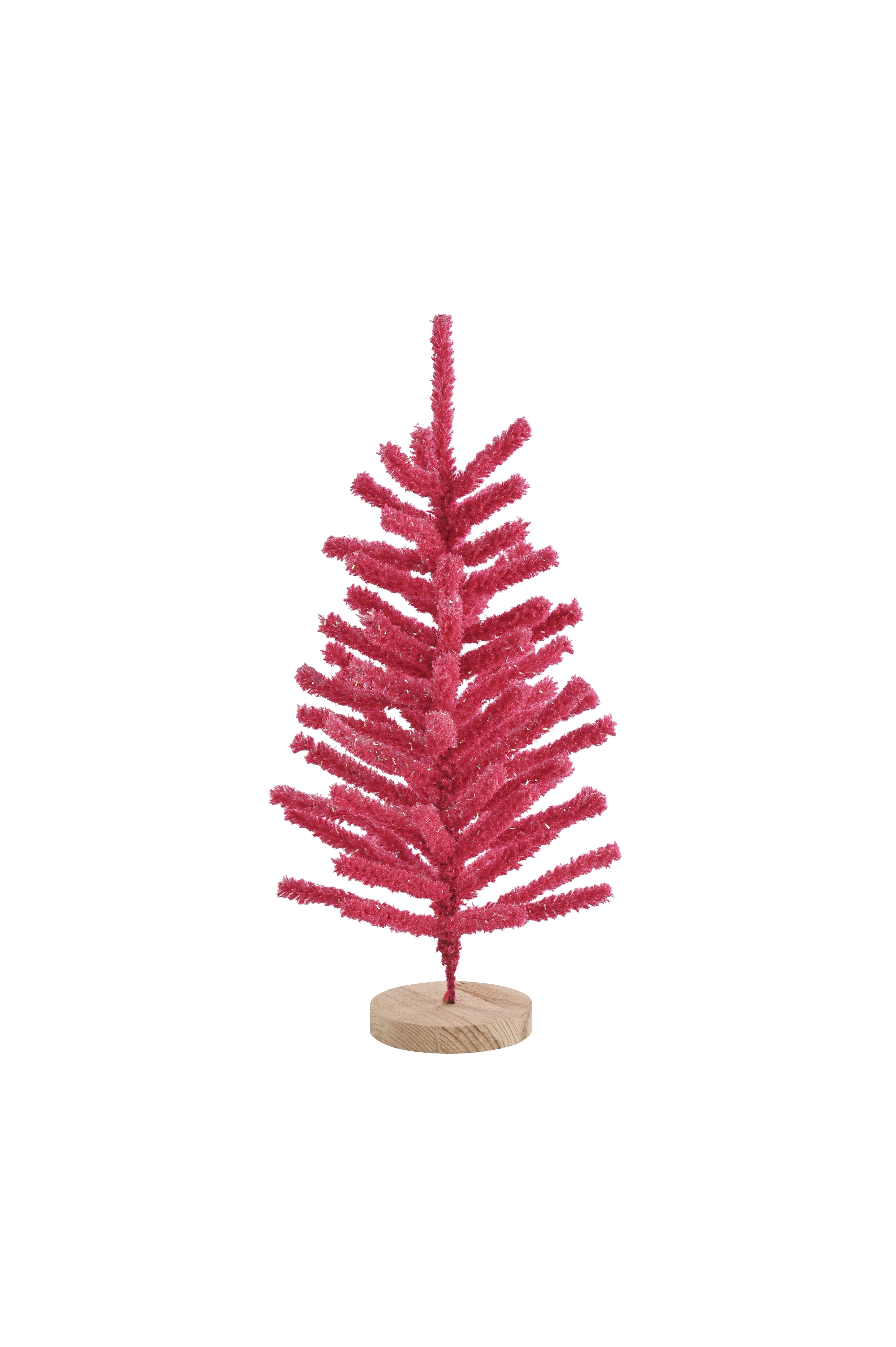 Silva, Deko-Weihnachtsbaum, beflockt, H45cm, pink