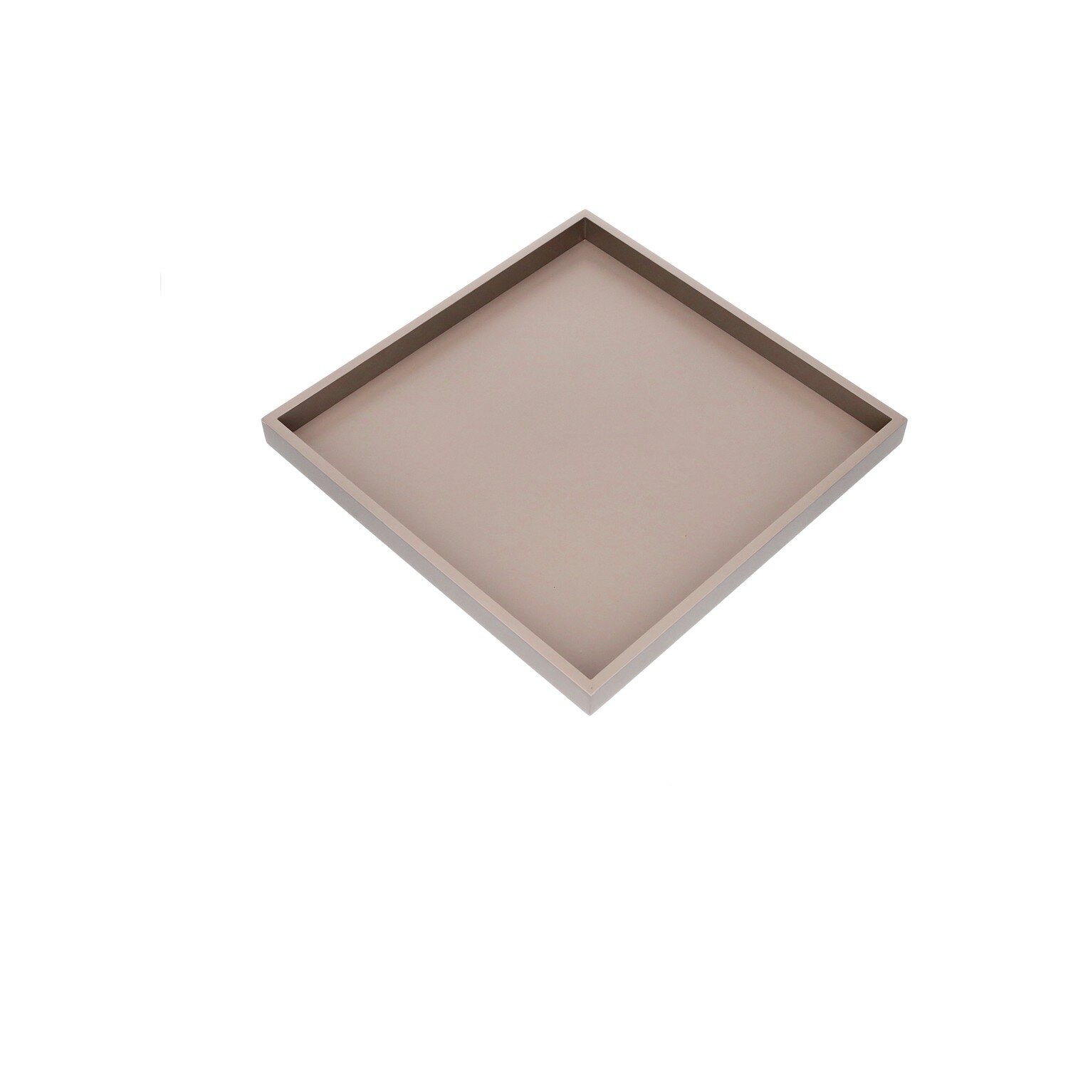 Neo, Tablett, quadratisch (32x2,5x32cm), 2 farbig, sandstone/grau