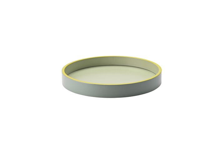 Spa, Tablett, S, rund (20x2,5x20cm), 3 farbig, thyme/sage/lime