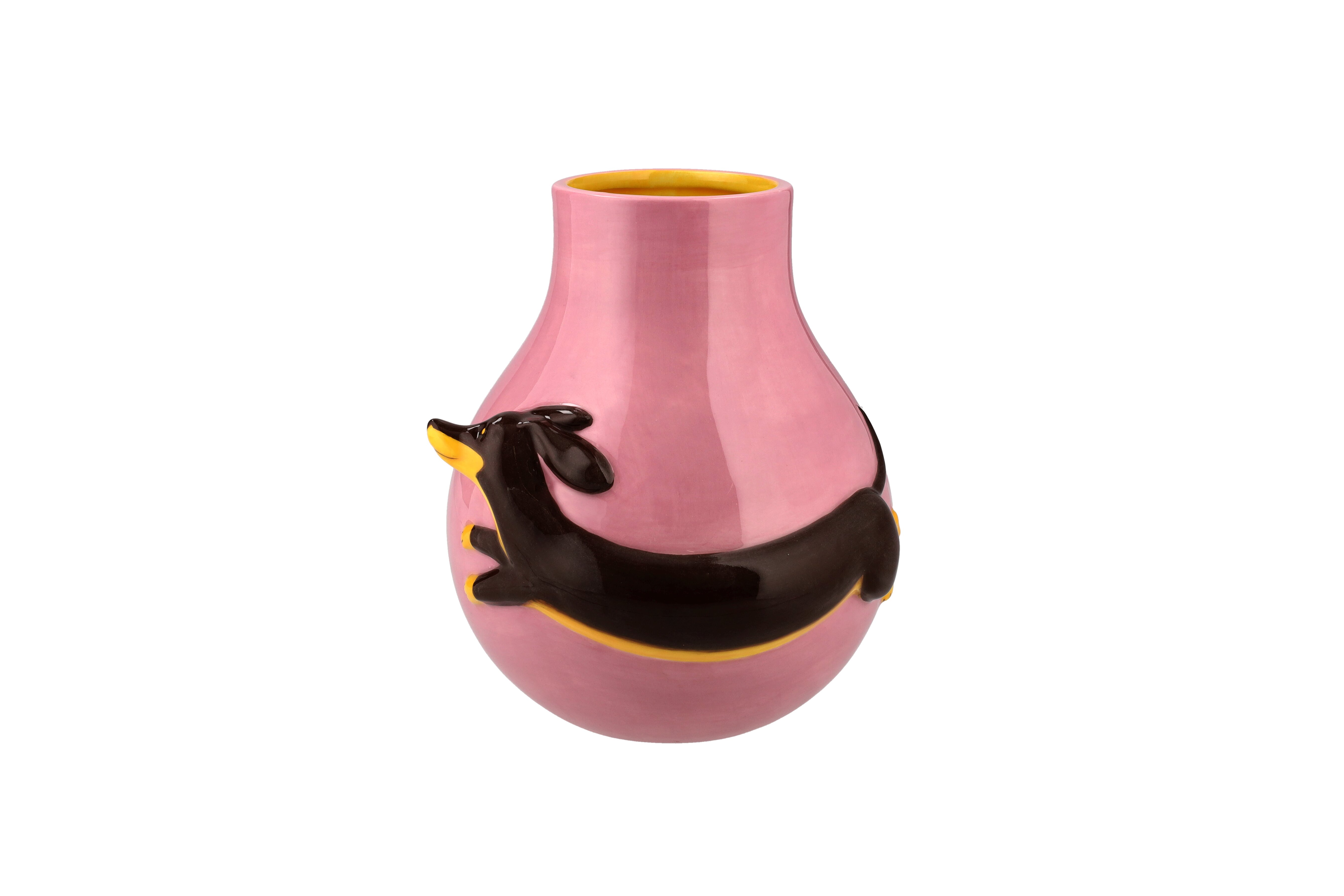 Artisan, Vase, Dackel, M, rosa