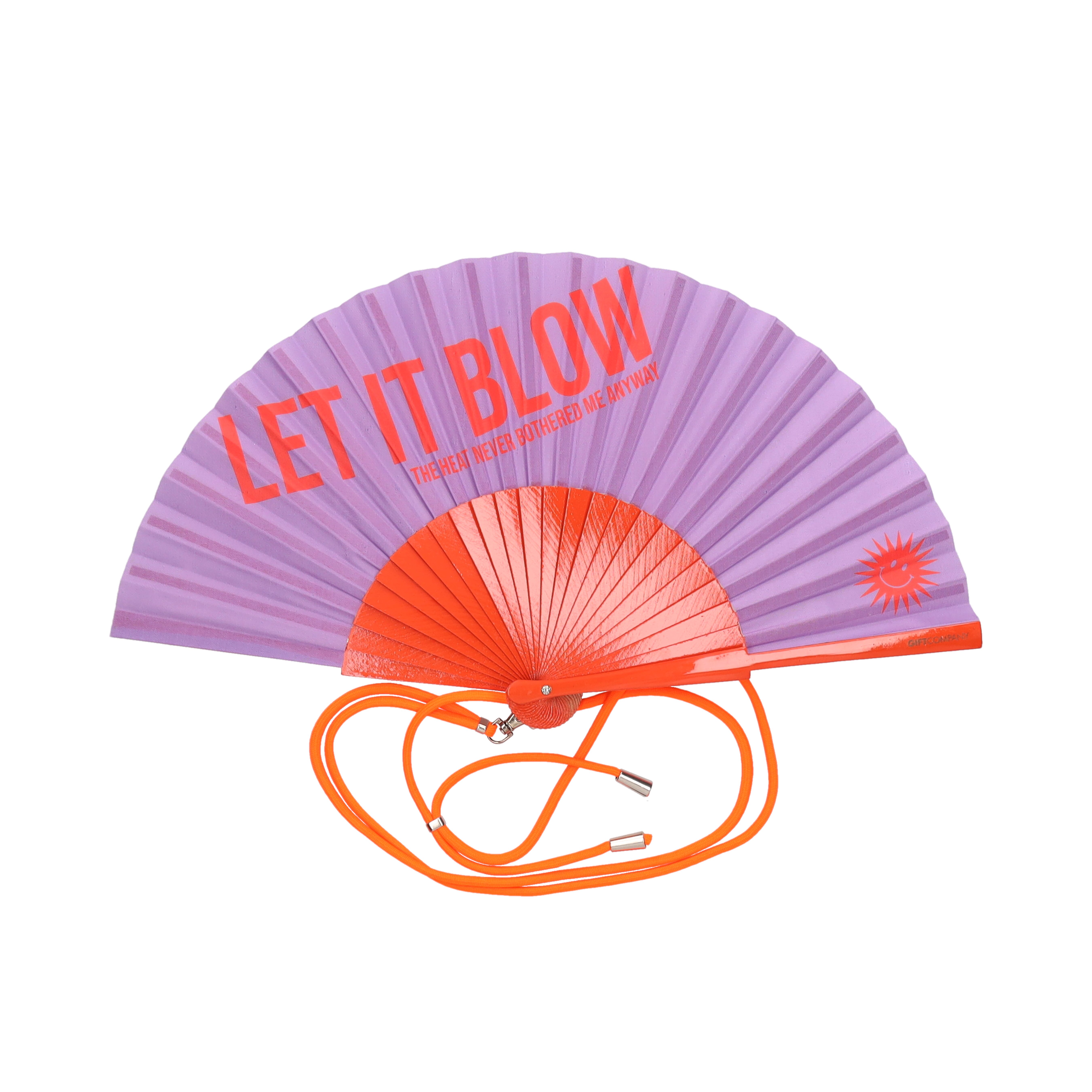 Fififan, Fan, 23cm, motive: Let it Blow, purple