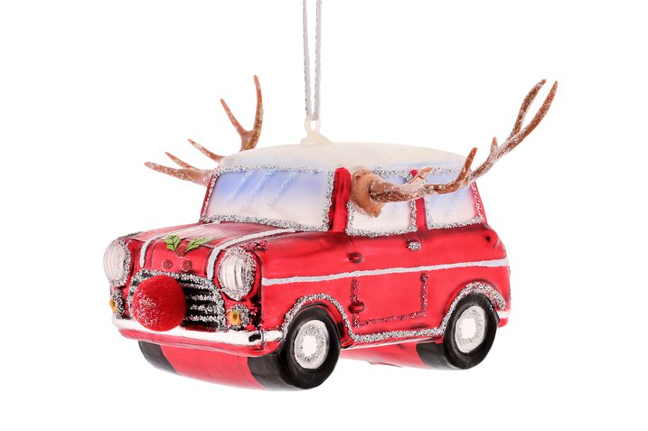 hanger car w.antler, red