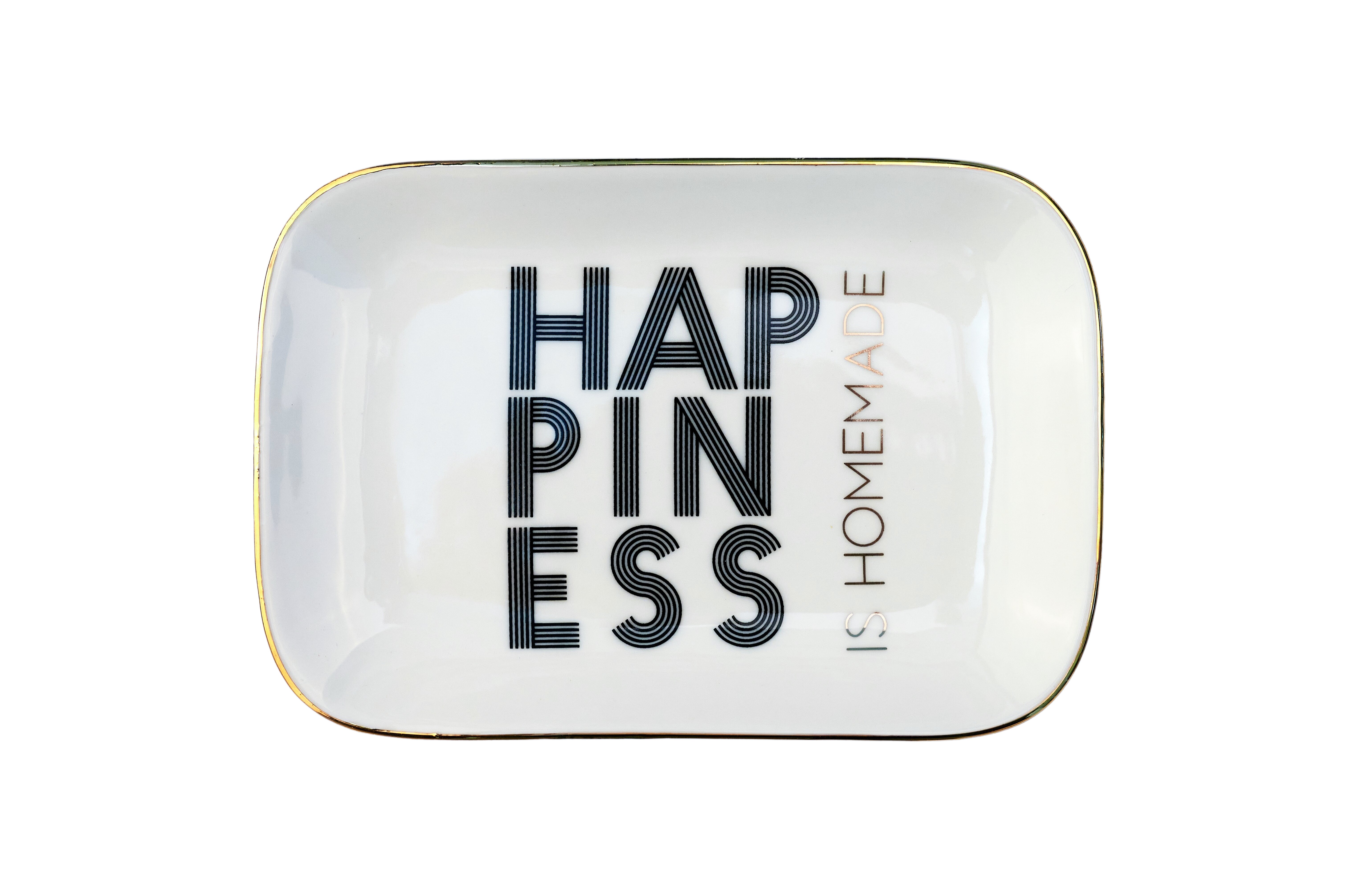Love plates, deco plate M, porcelain, Hapiness, color gradient, white