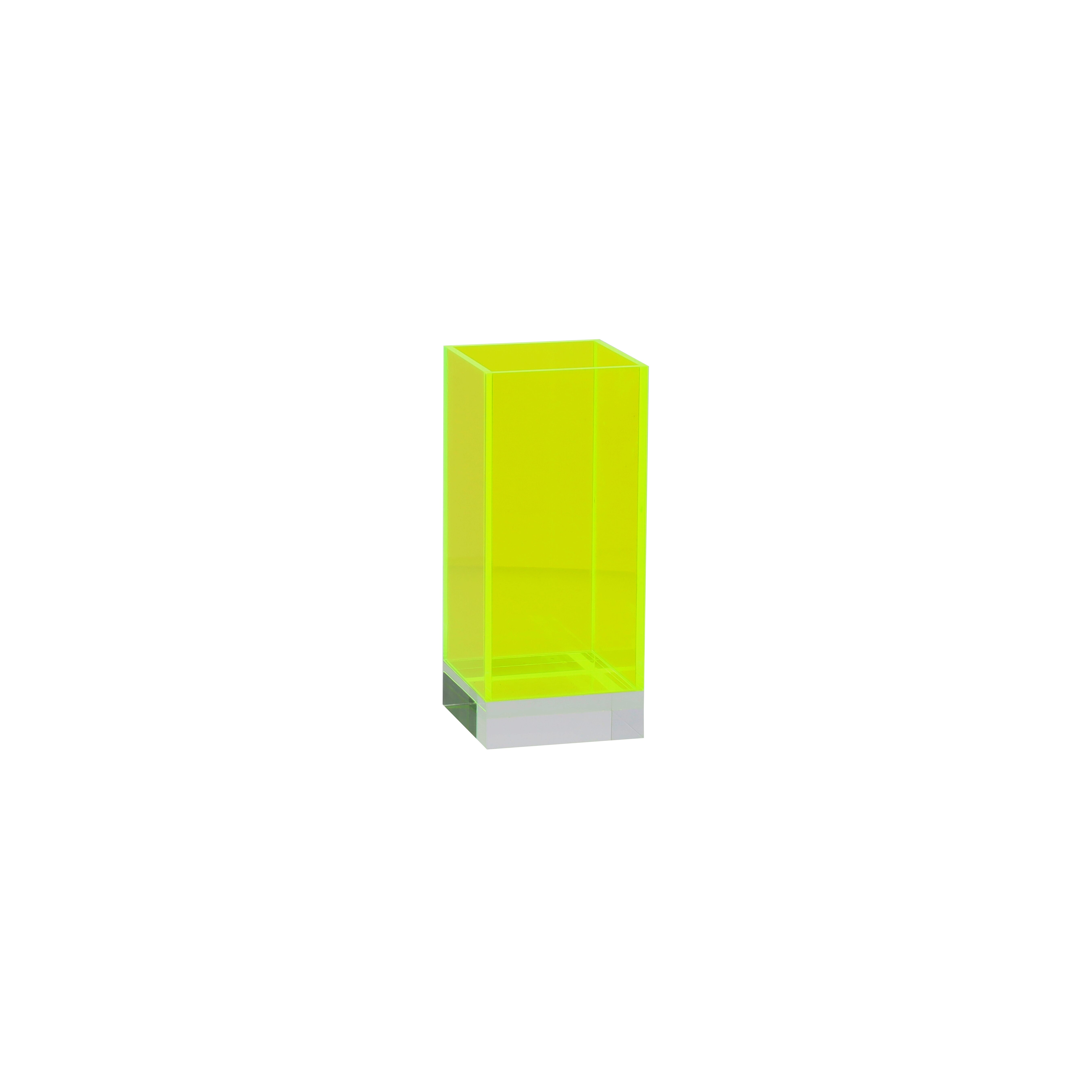 Tokio, vase, square, S, green