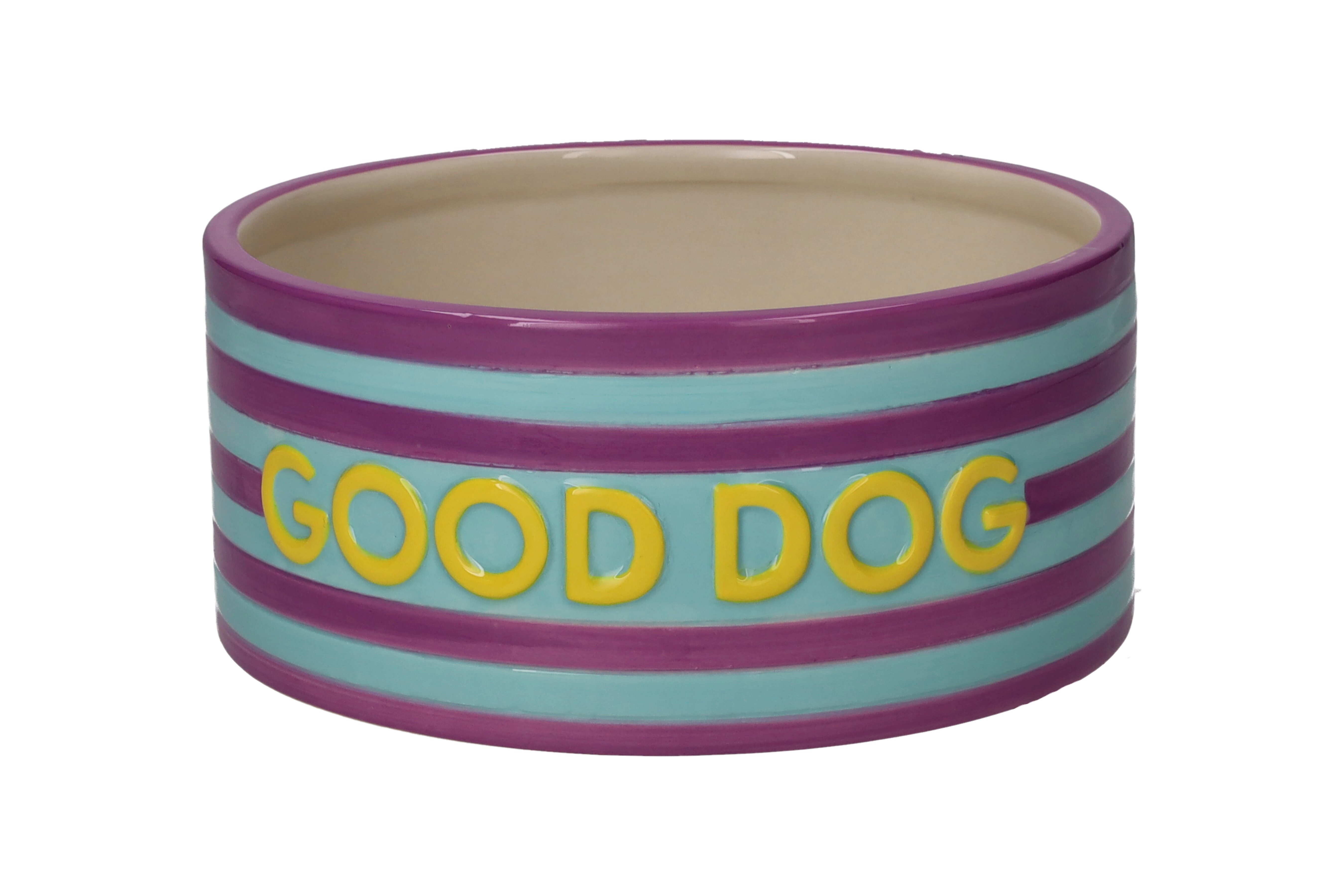 Love Pets, Futternapf, M, Motiv: Good Dog, lila/ blau