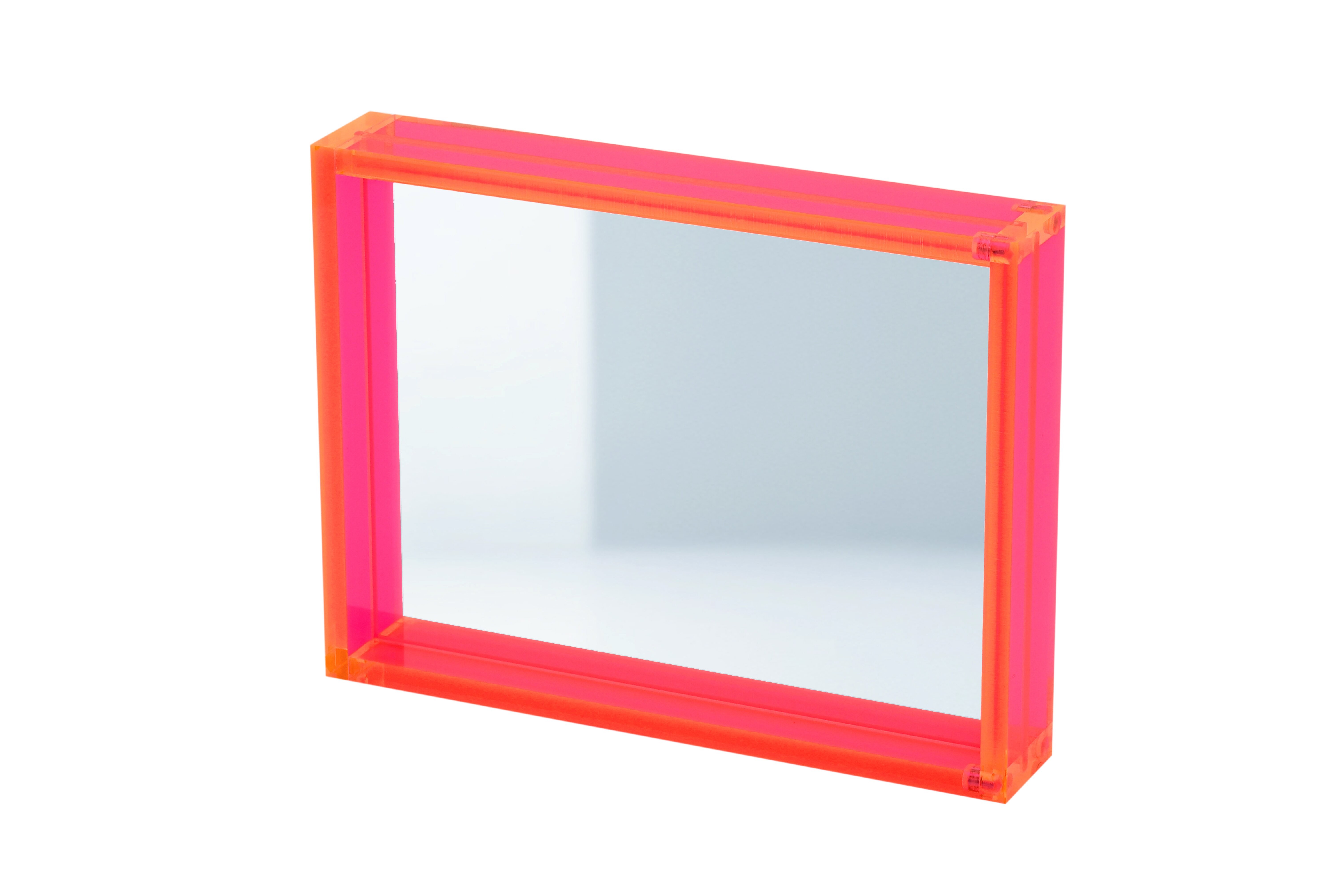 Tokio, photo frame, 13x18cm, acrylic, orange