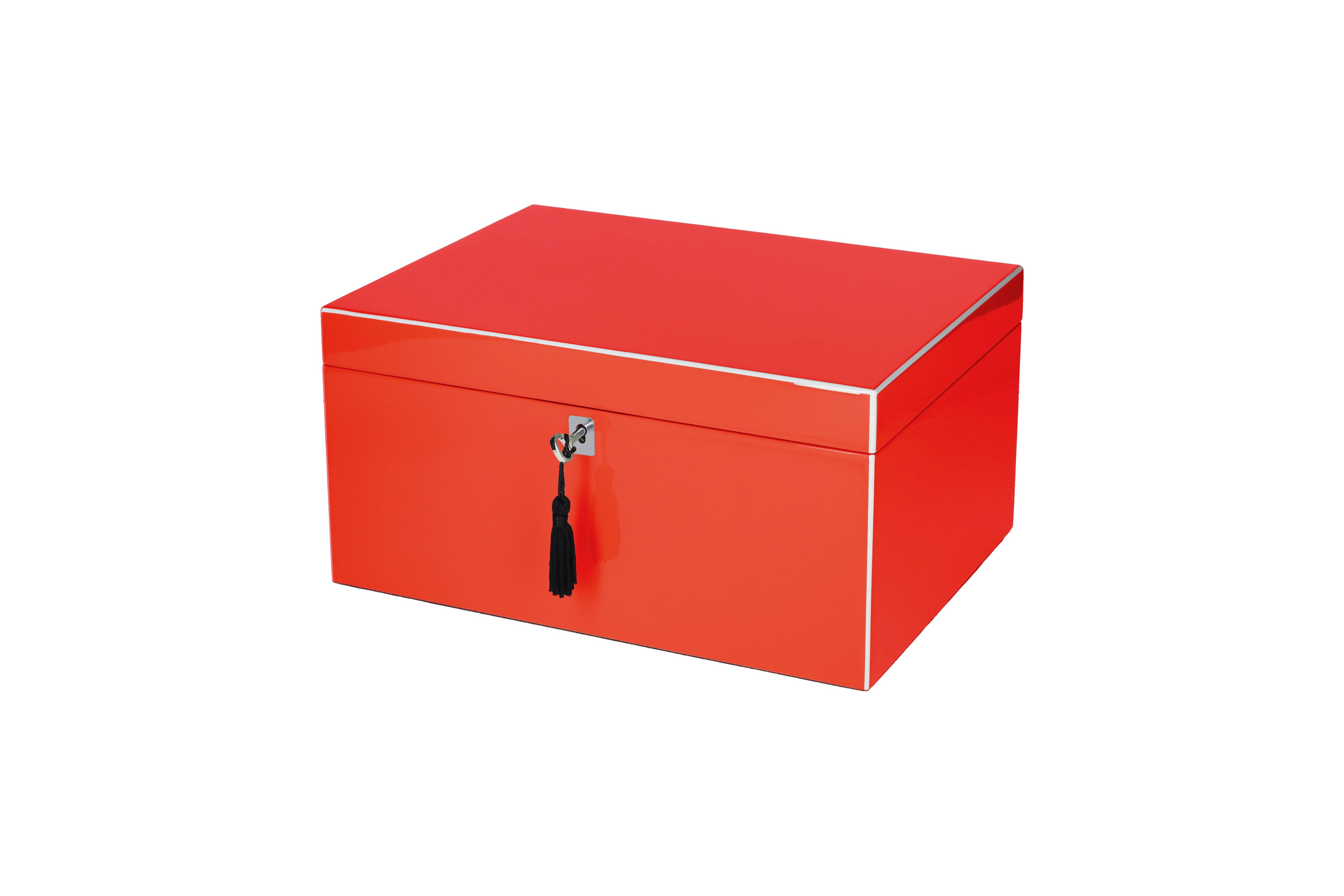 Tang, jewellery box, L, red