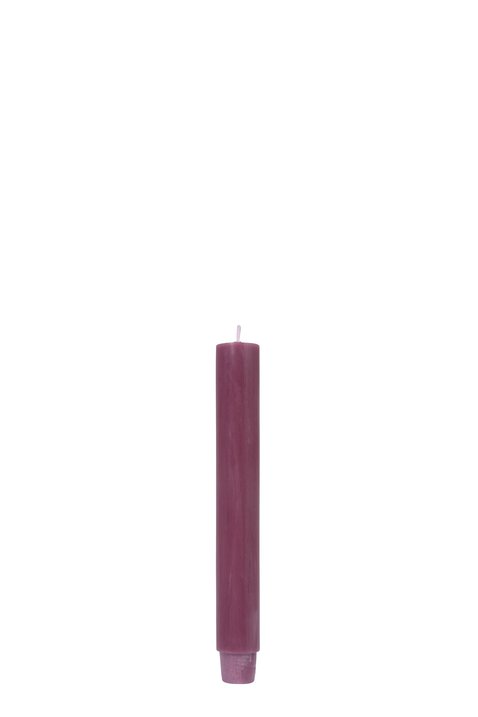 Taper Candle, L20cm, berry